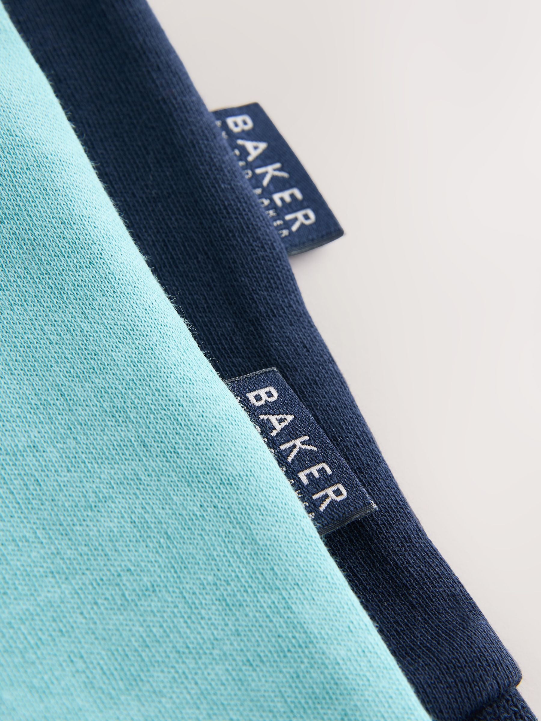 Baker by Ted Baker Blue Polo Rompersuits 2 Pack image 6