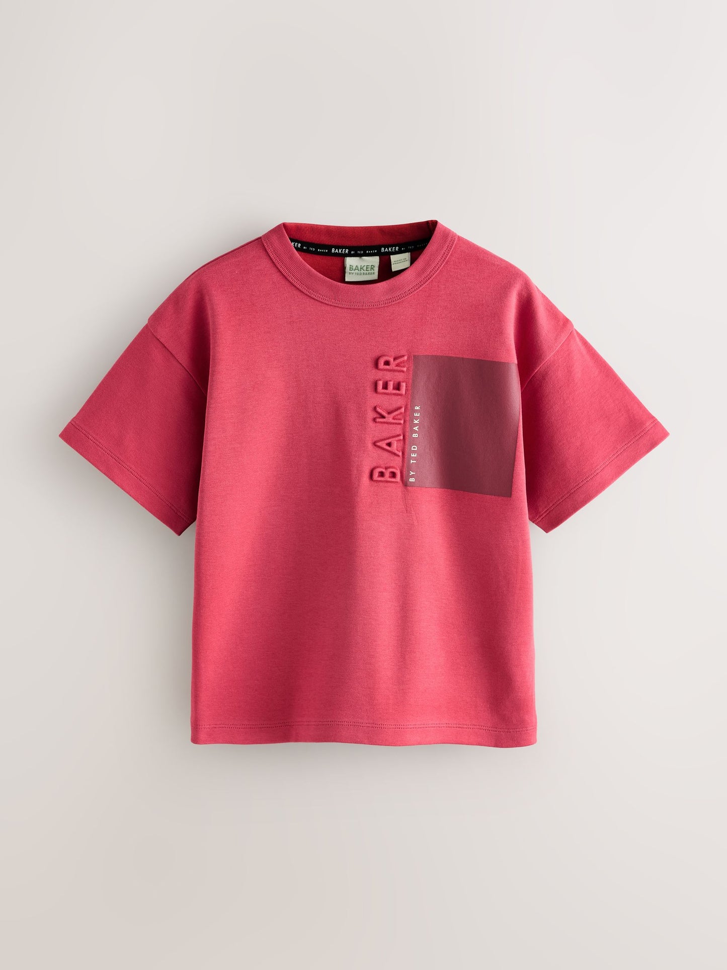 Baker by Ted Baker Oversized Embossed T-Shirt image 4
