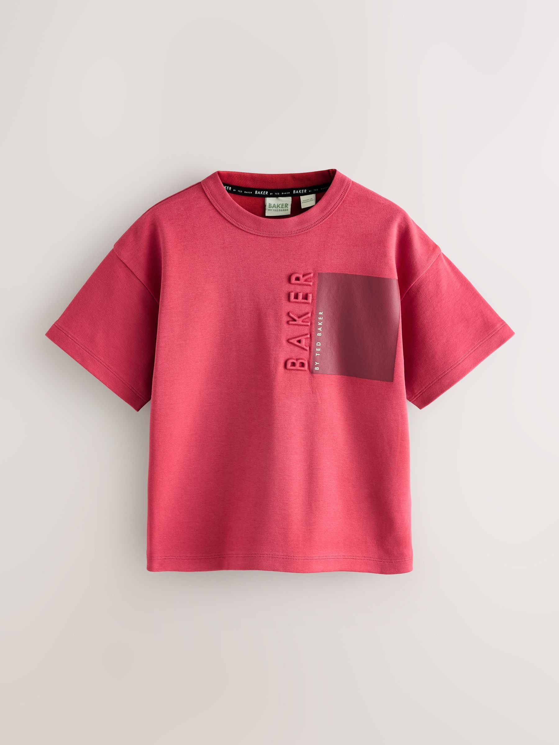 Baker by Ted Baker Oversized Embossed T-Shirt image 4