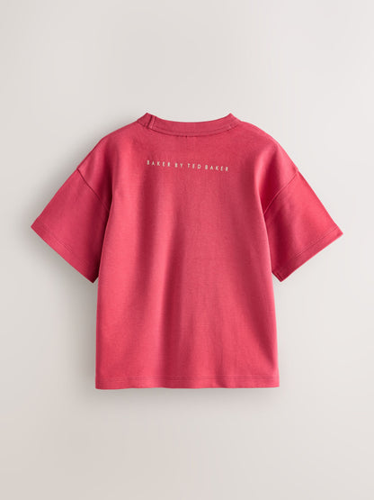 Baker by Ted Baker Oversized Embossed T-Shirt image 5