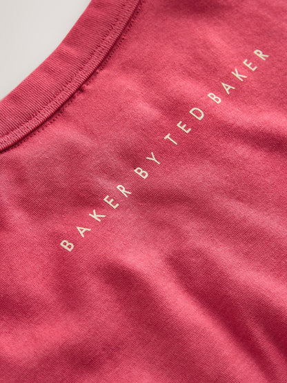 Baker by Ted Baker Oversized Embossed T-Shirt image 8