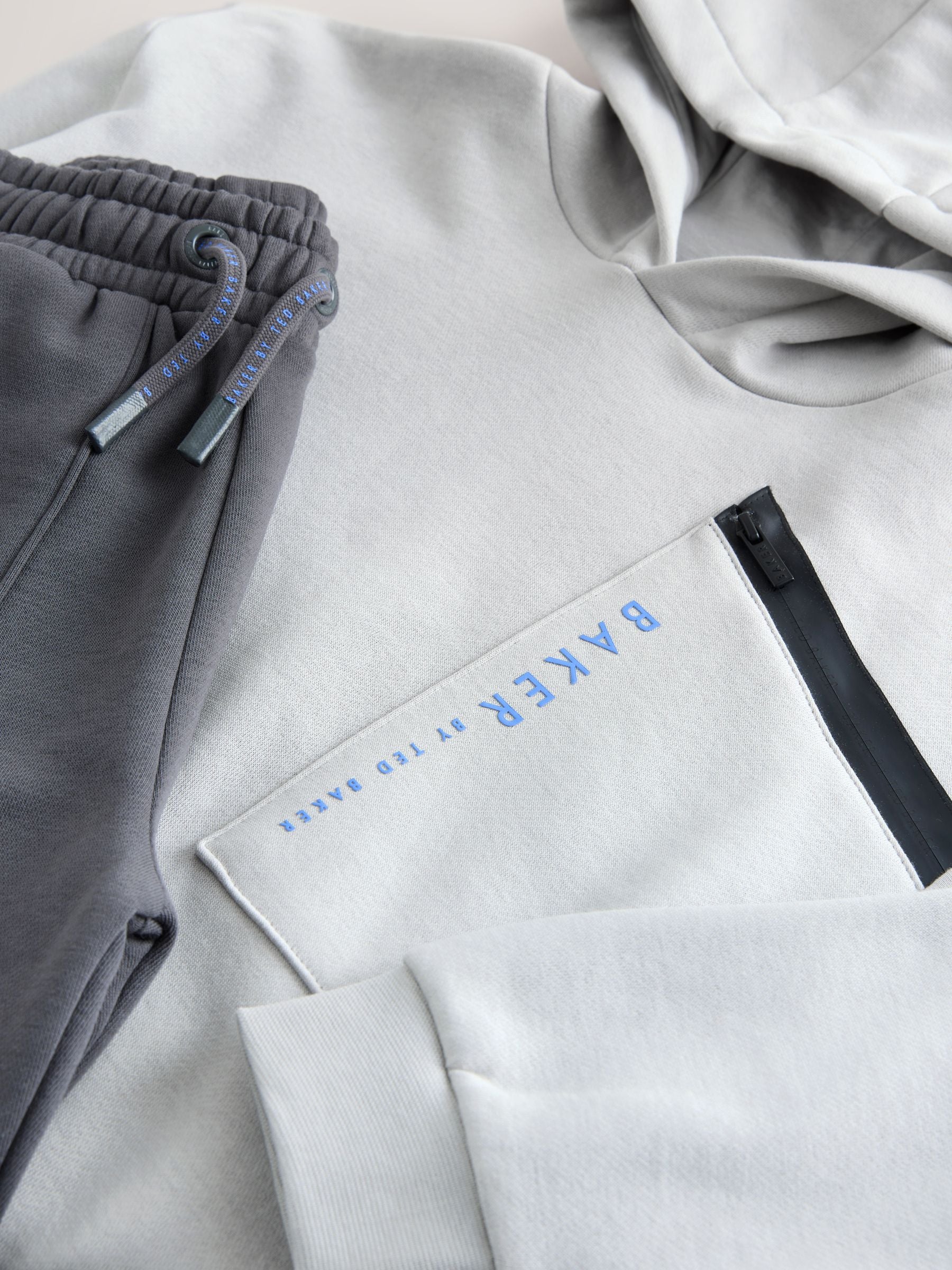 Baker by Ted Baker Oversized Zip Pocket Hoodie and Joggers Set image 10