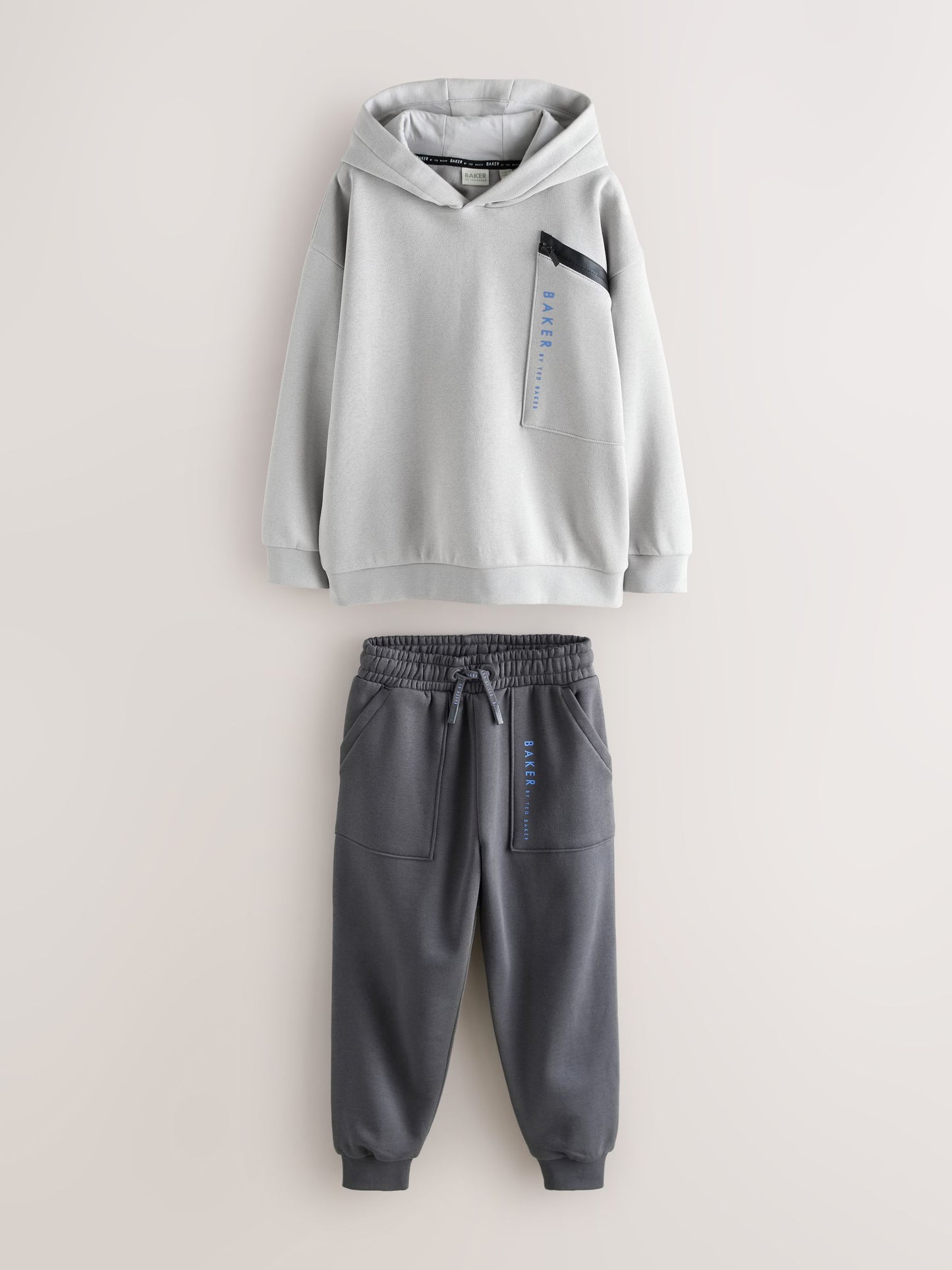 Baker by Ted Baker Oversized Zip Pocket Hoodie and Joggers Set image 6