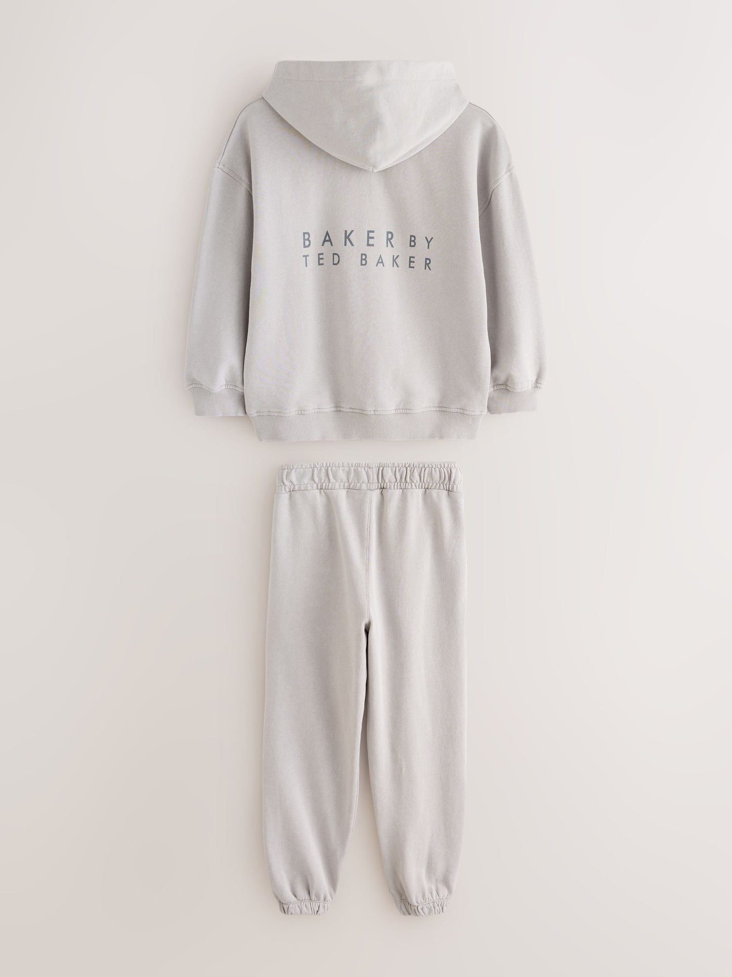Dsiney Kidz - Baker by Ted Baker Stone Oversized Washed Hoodie and Joggers Set image 9