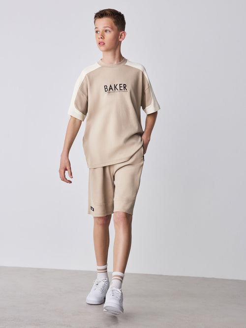 Dsiney Kidz - Baker by Ted Baker Oversized Stone Panel T-Shirt and Shorts Set image 1