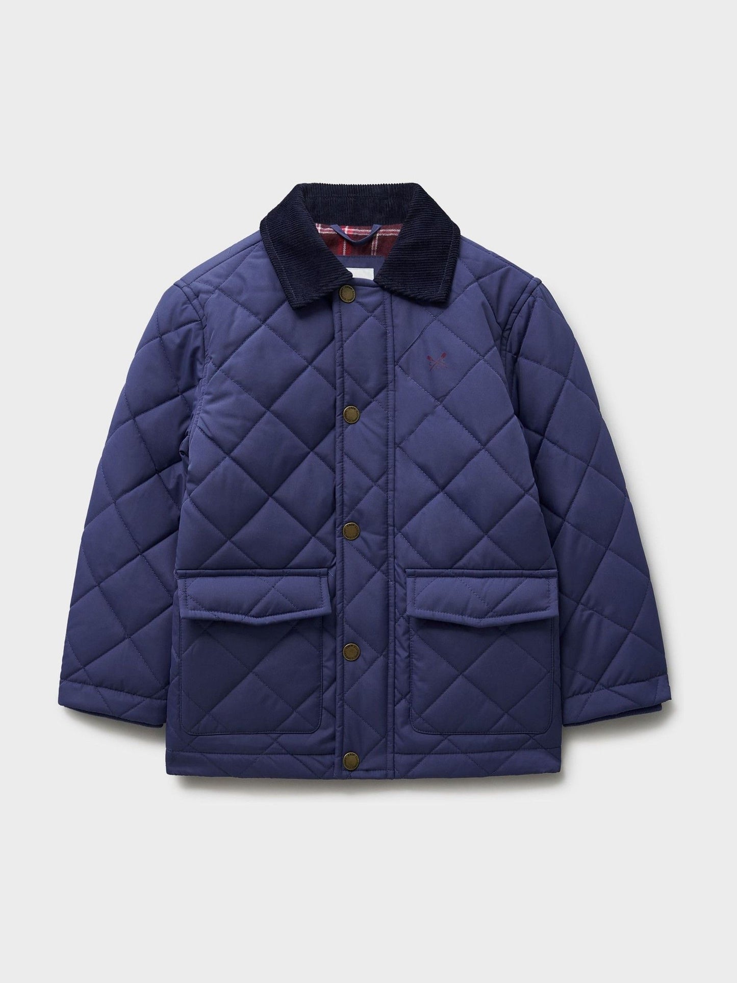 Dsiney Kidz - Crew Clothing Blue Contrast Cord Collar Quilted Jacket image 1