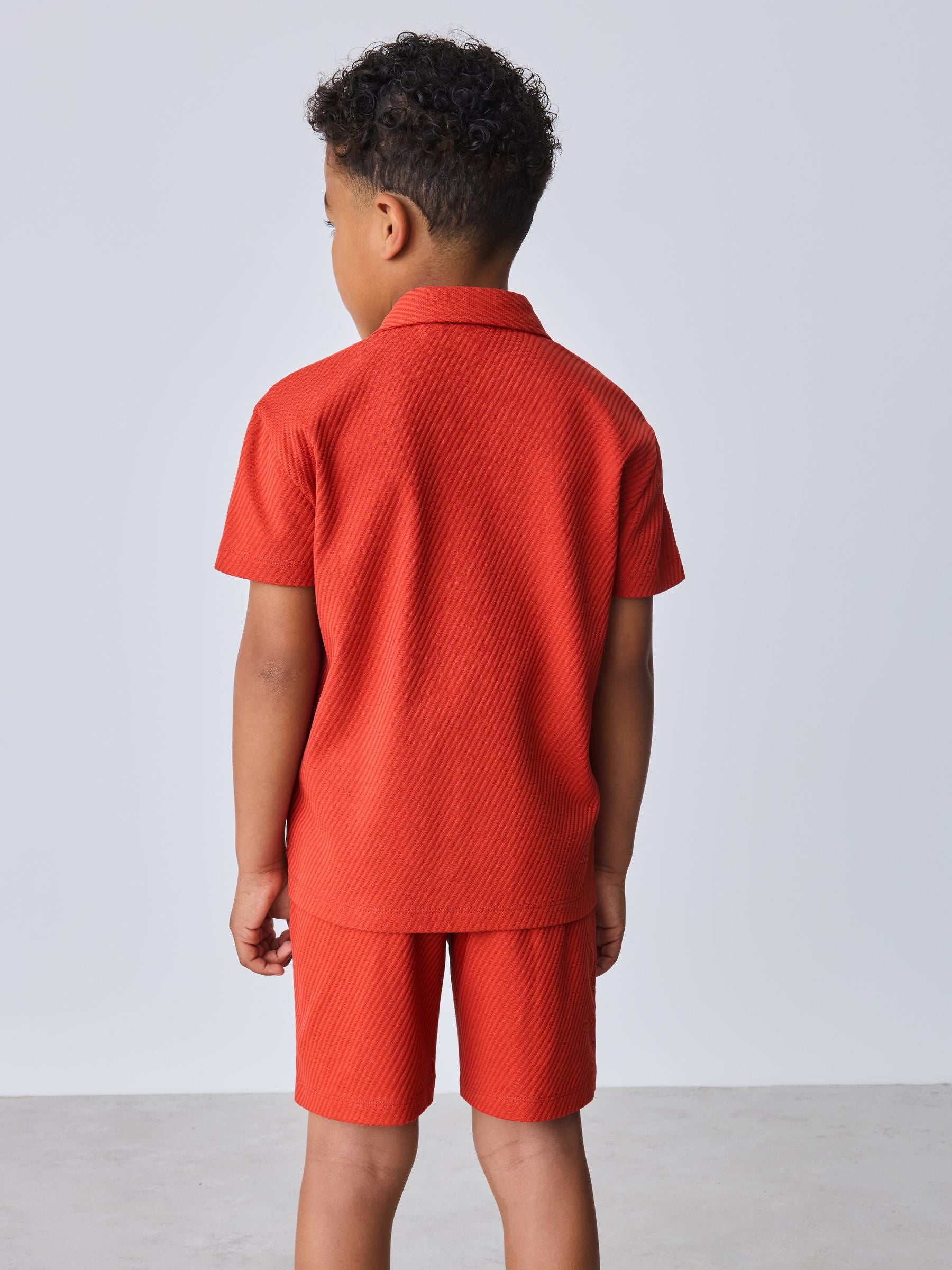 Baker by Ted Baker Textured  Shirt and Shorts Set image 2