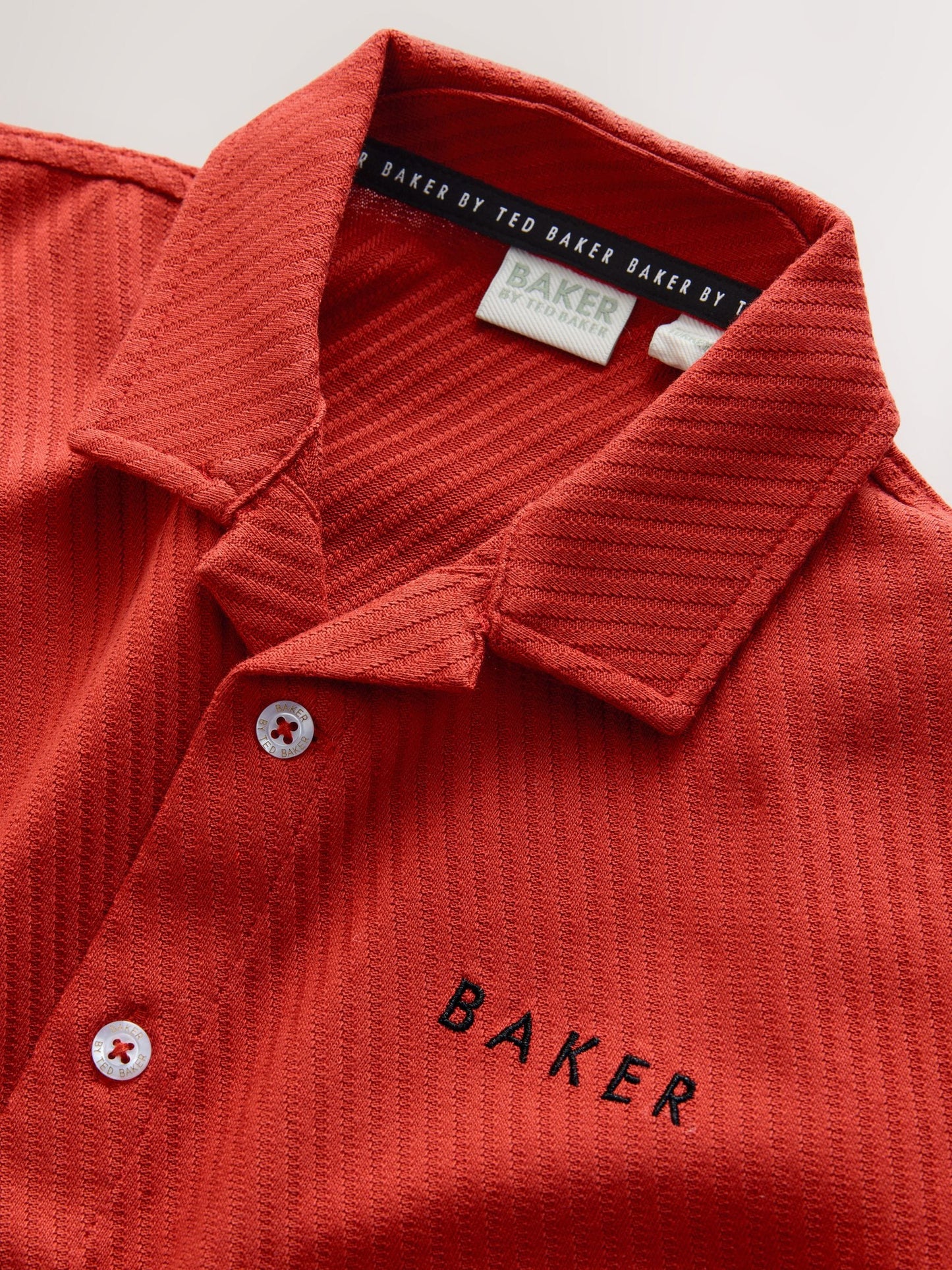 Baker by Ted Baker Textured  Shirt and Shorts Set image 7