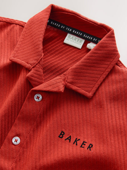 Baker by Ted Baker Textured  Shirt and Shorts Set image 7