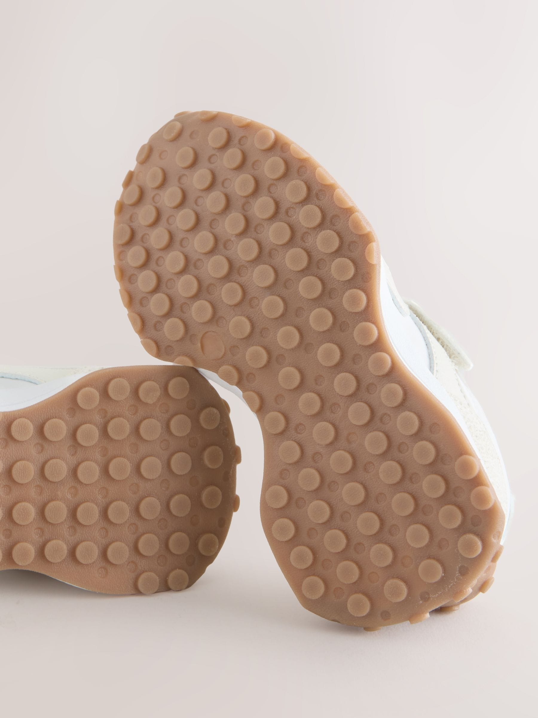 Neutral Elastic Lace Touch Fasten Trainers image 3