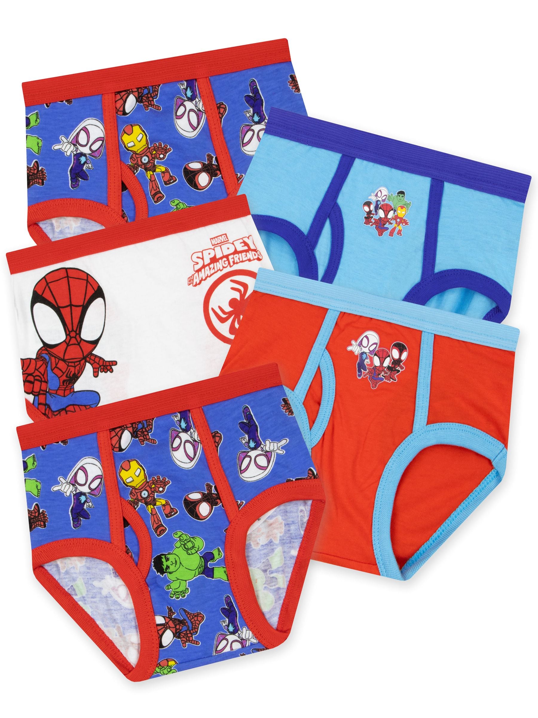 Dsiney Kidz - Character Blue Spidey And His Amazing Friends Underwear 5 Pack image 1