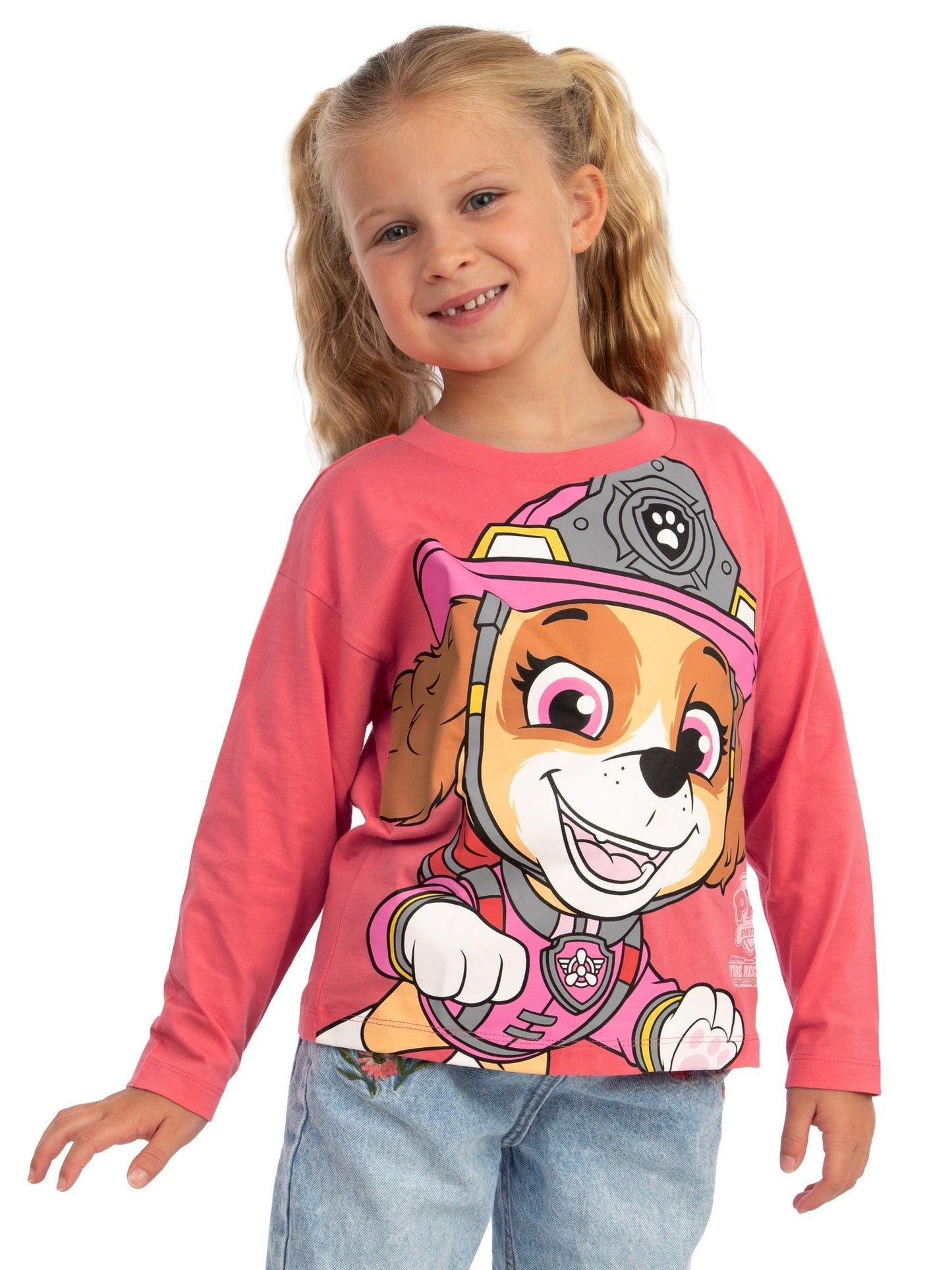 Character Pink PAW Patrol Skye Long Sleeve Girls T-Shirt image 7
