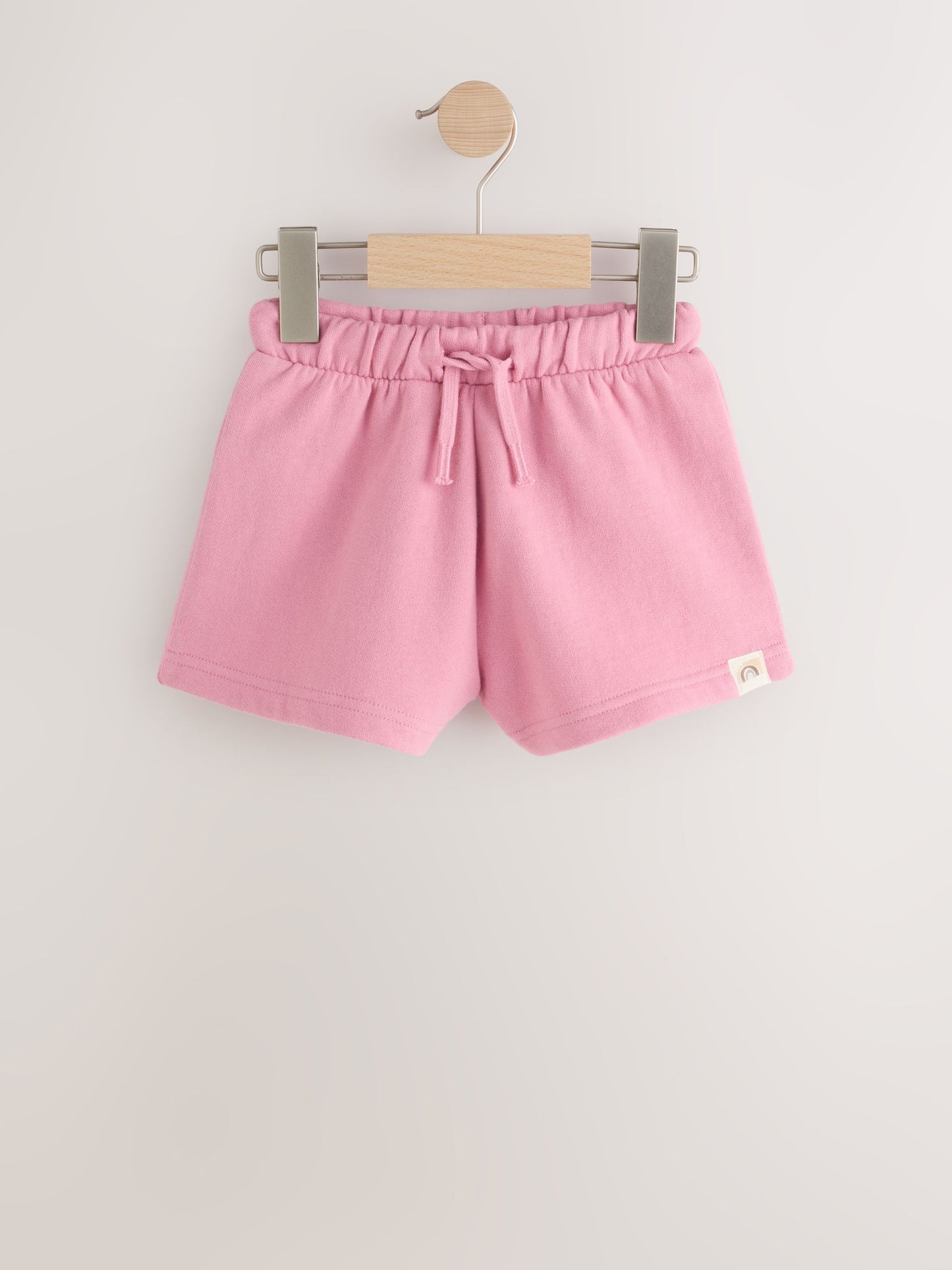 Rose Pink Plain Sweat Shorts (3mths-7yrs) image 6