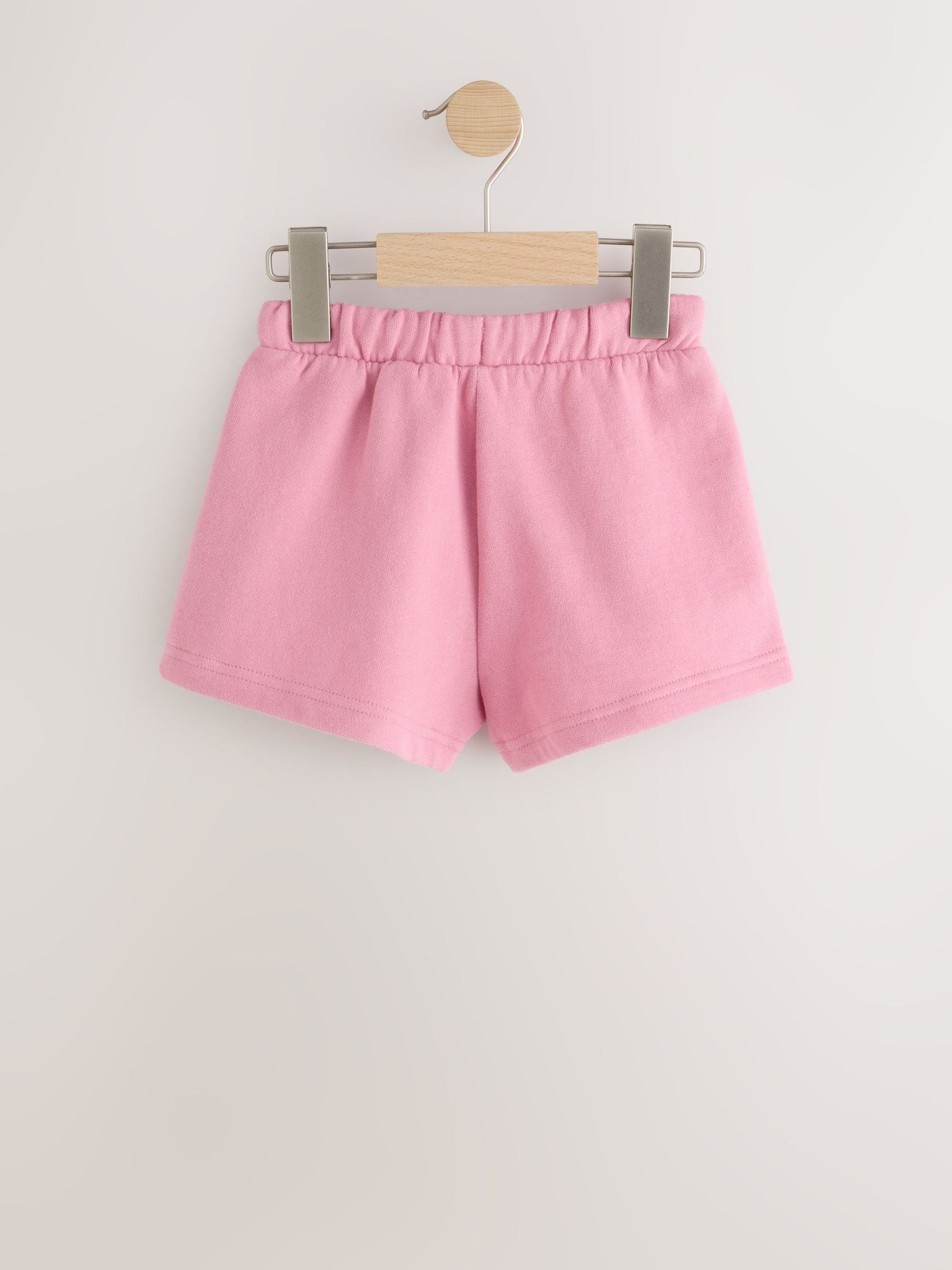 Rose Pink Plain Sweat Shorts (3mths-7yrs) image 7