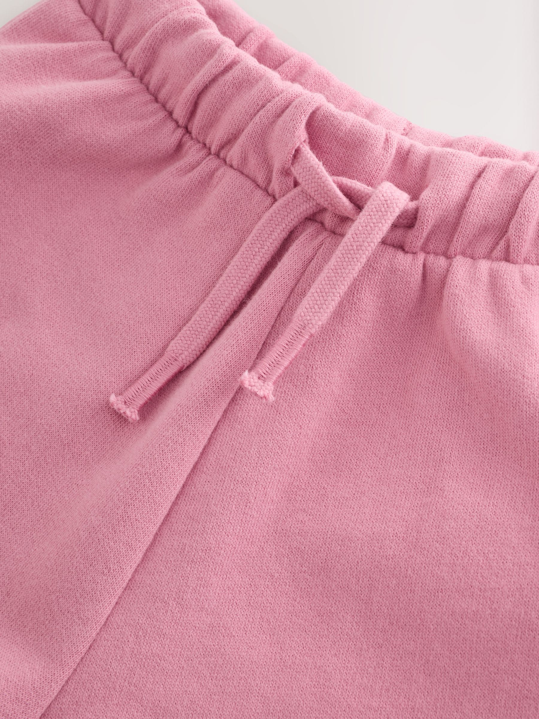 Rose Pink Plain Sweat Shorts (3mths-7yrs) image 8