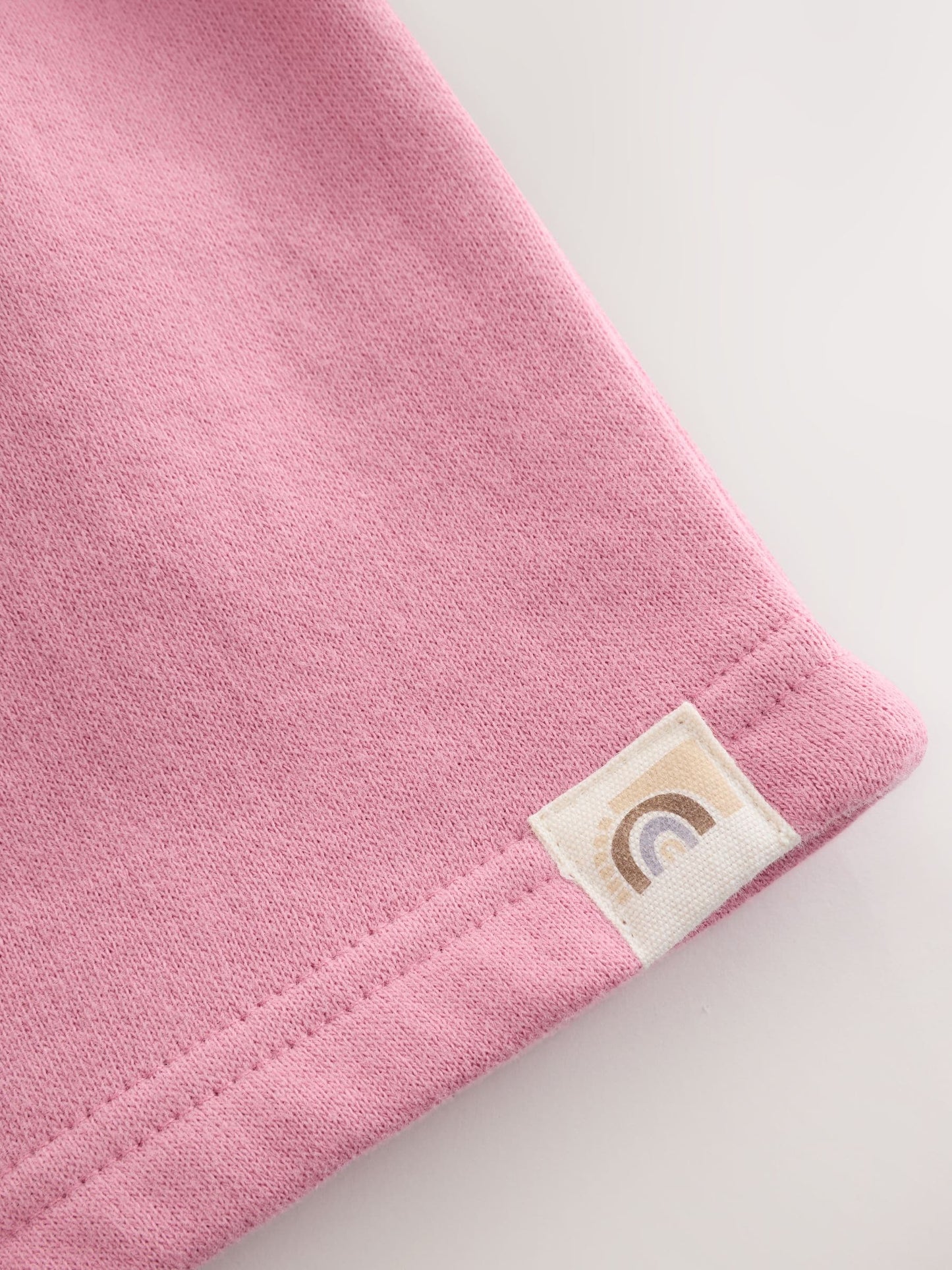 Rose Pink Plain Sweat Shorts (3mths-7yrs) image 9