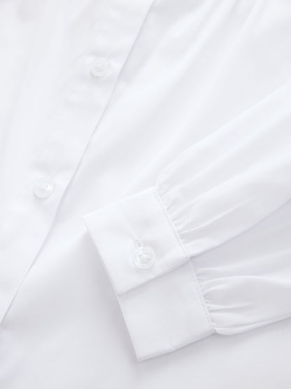 Dsiney Kidz - White Girls Long Sleeve Ruffle Collar School Shirts 2 Pack (3-14yrs) image 6