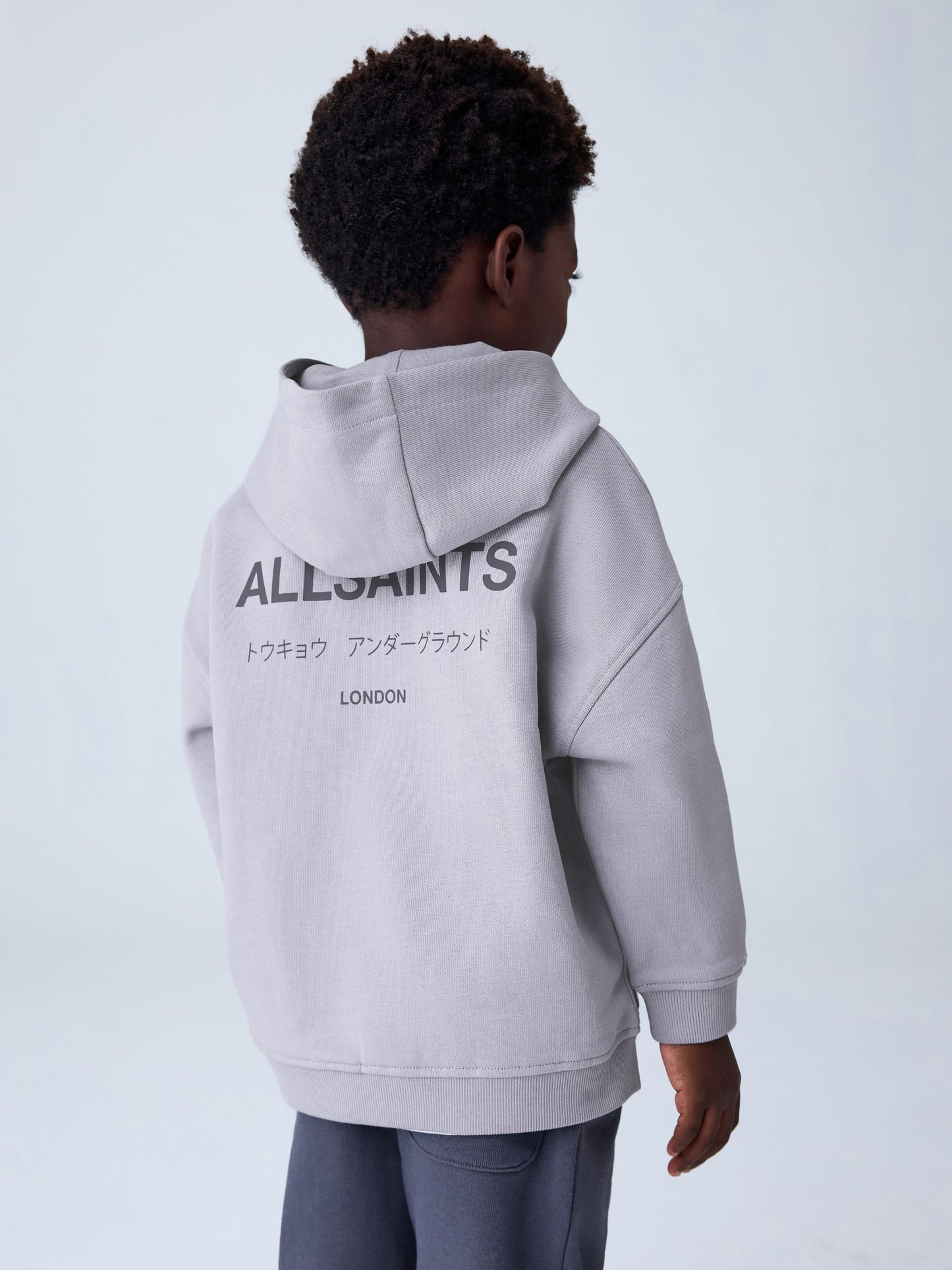 Dsiney Kidz - smALLSAINTS Light Blue Underground Oversized Younger Pullover Hoodie image 2