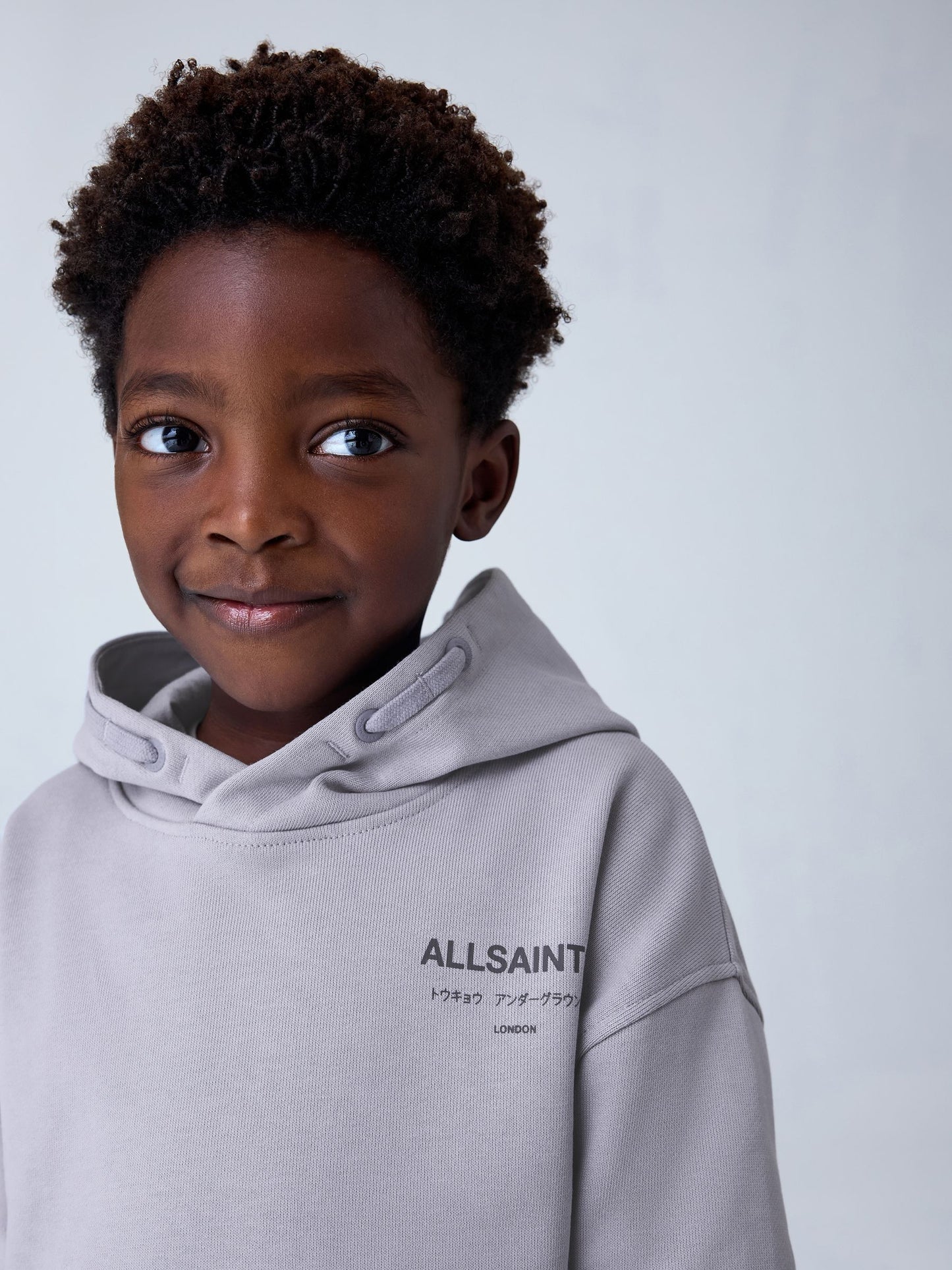Dsiney Kidz - smALLSAINTS Light Blue Underground Oversized Younger Pullover Hoodie image 3