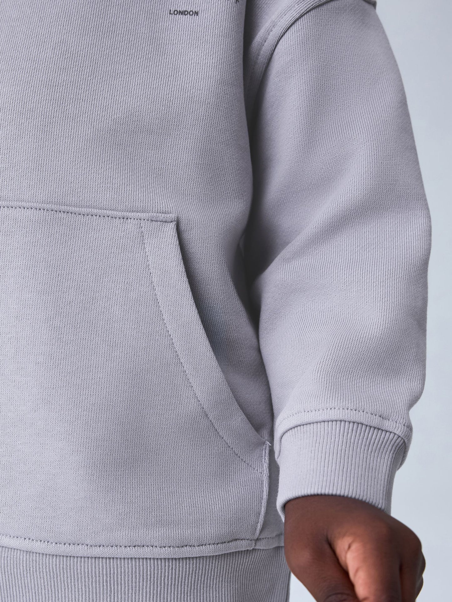 Dsiney Kidz - smALLSAINTS Light Blue Underground Oversized Younger Pullover Hoodie image 5