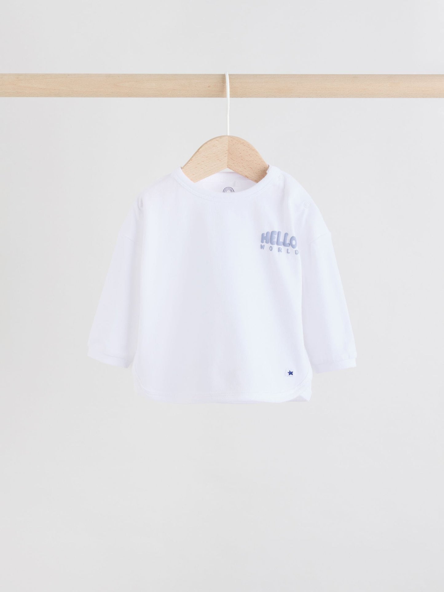 Blue Jersey Jacket, Bodysuit and Leggings Baby Set 3 Piece (0mths-2yrs) image 7
