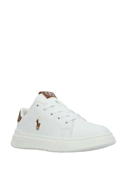 Polo Ralph Lauren White Heritage Court Super Trainers image 3