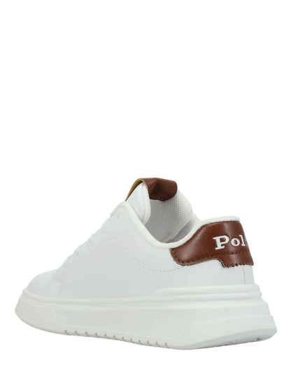 Polo Ralph Lauren White Heritage Court Super Trainers image 5