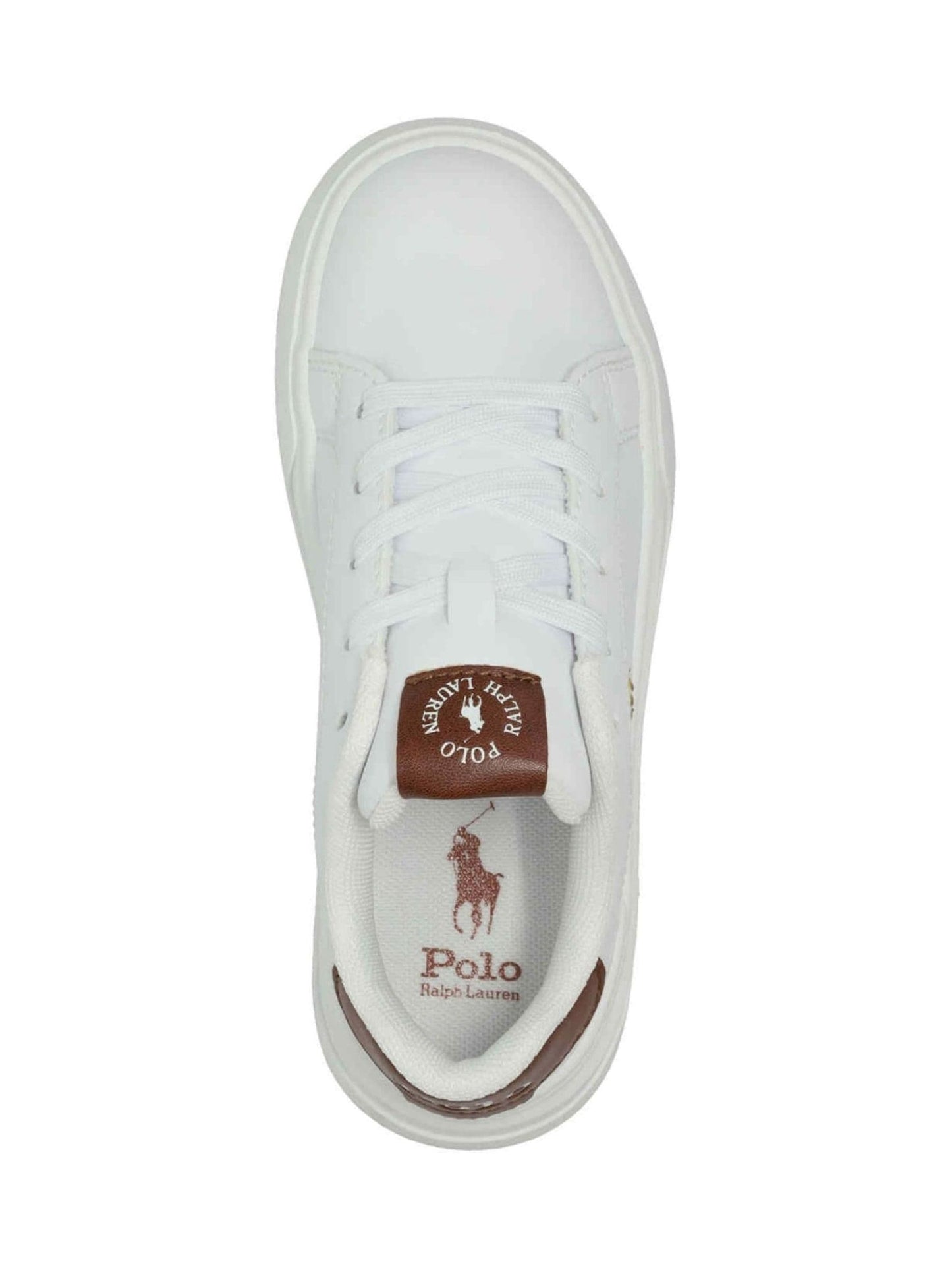 Polo Ralph Lauren White Heritage Court Super Trainers image 6