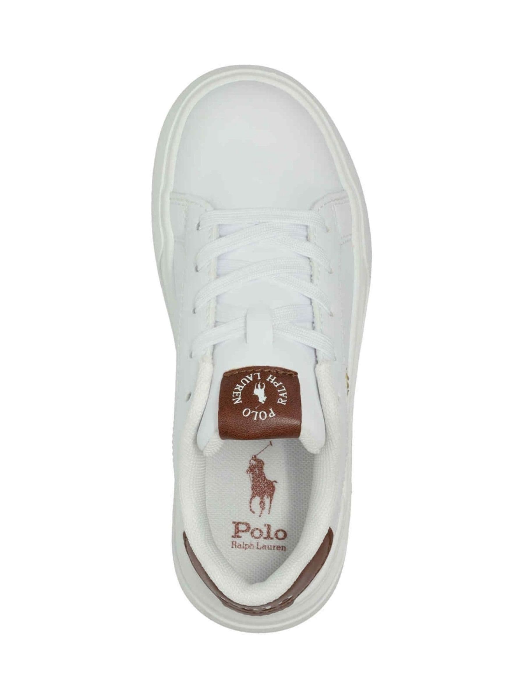 Polo Ralph Lauren White Heritage Court Super Trainers image 6