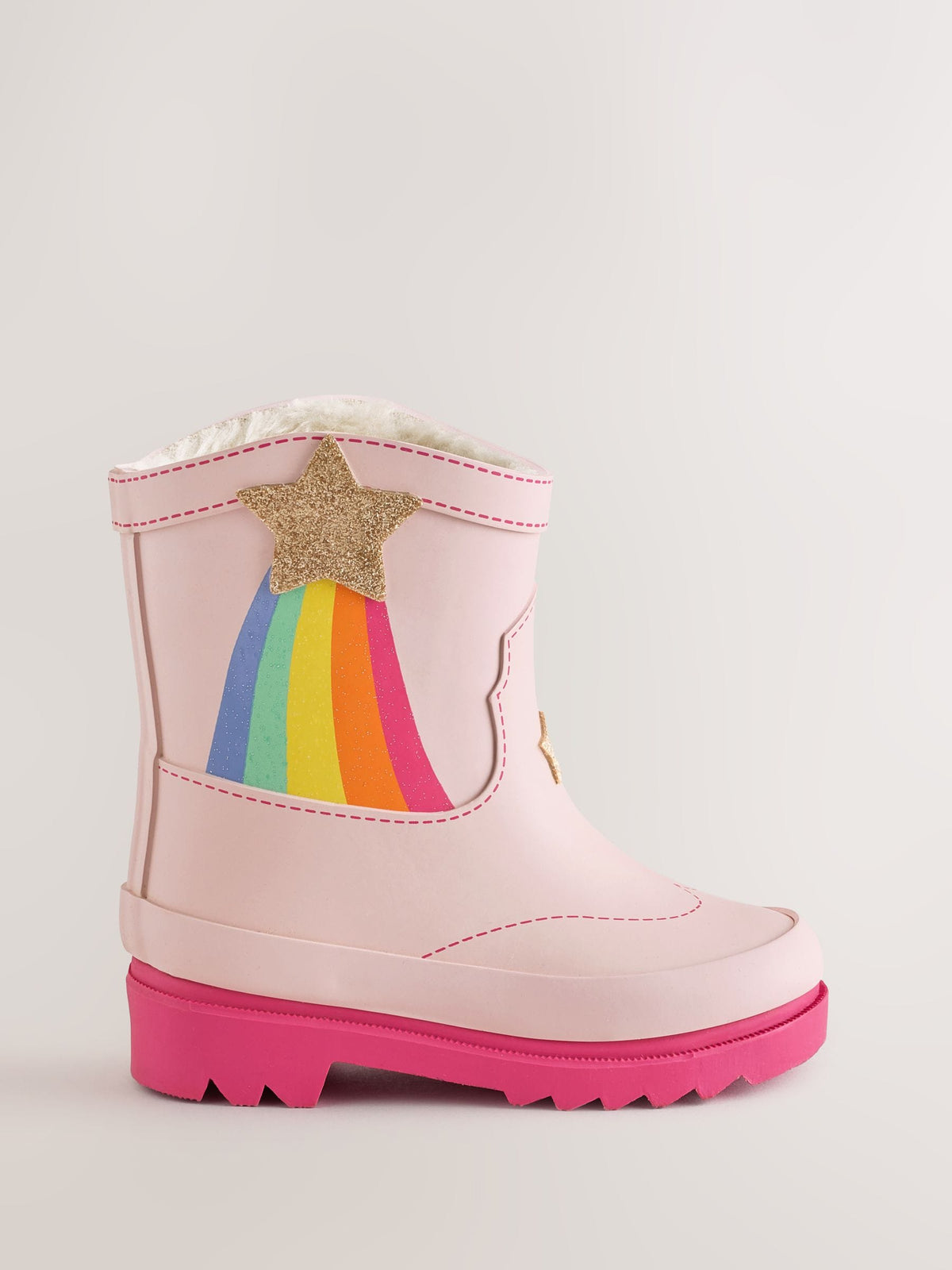 Dsiney Kidz - Little Bird by Jools Oliver Pink Pastel Rainbow Western Style Welly Boots image 1