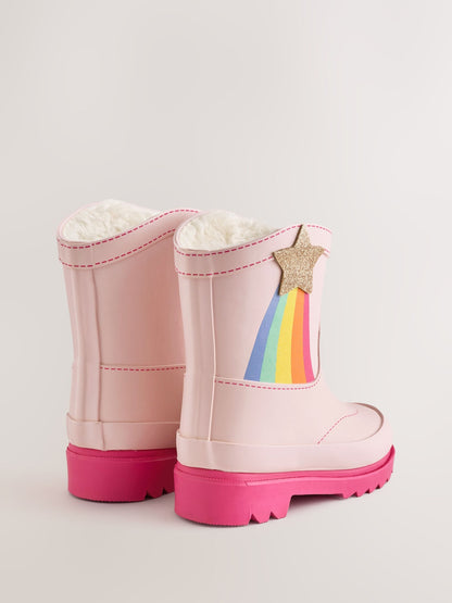 Dsiney Kidz - Little Bird by Jools Oliver Pink Pastel Rainbow Western Style Welly Boots image 4