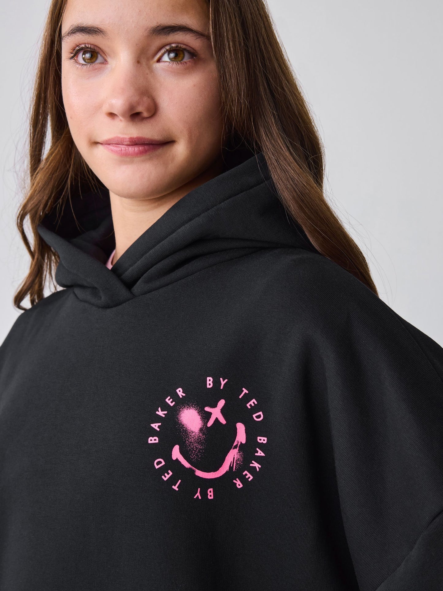 SmileyWorld x Baker by Ted Baker Oversized Hoodie image 3
