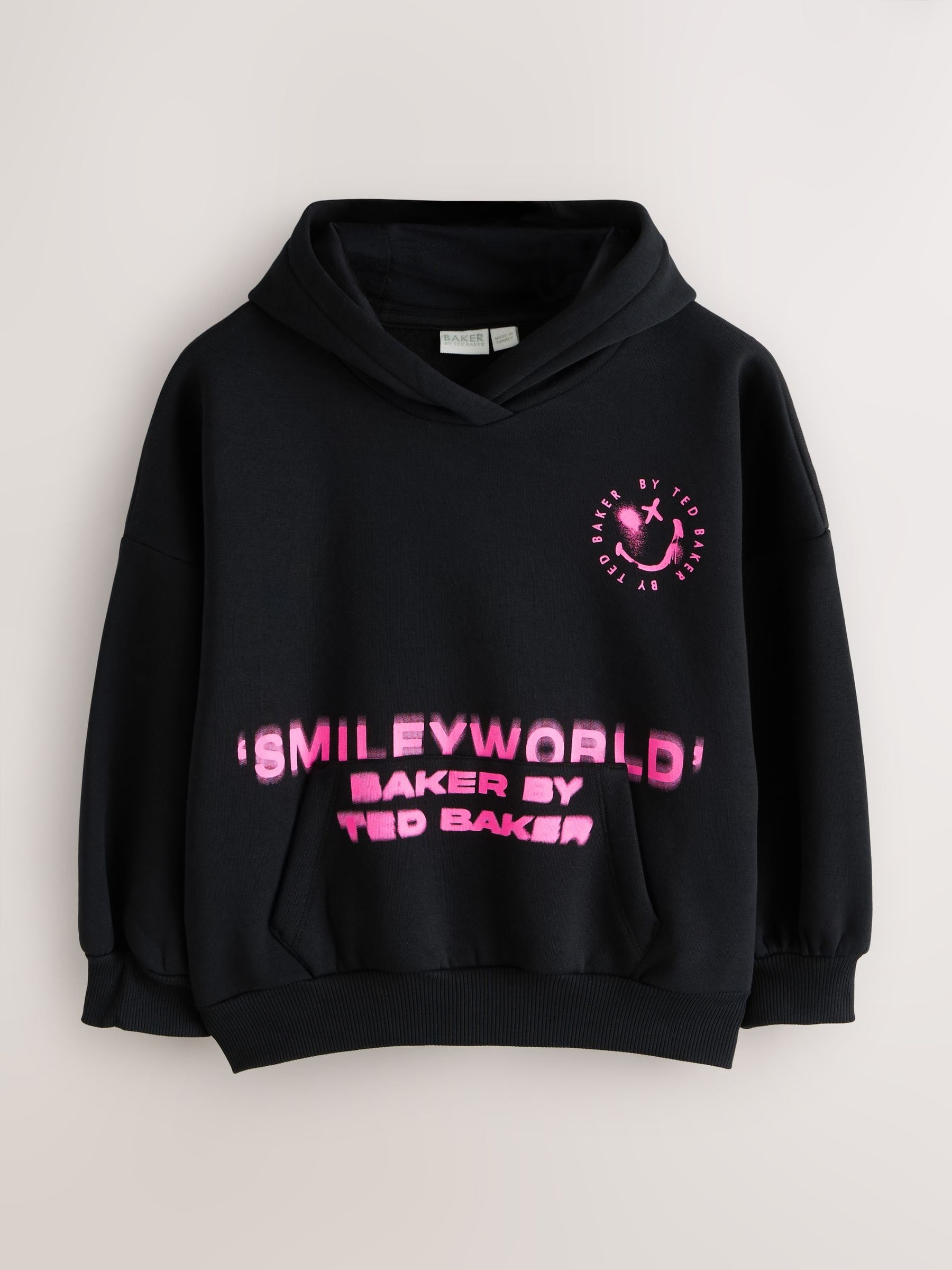 SmileyWorld x Baker by Ted Baker Oversized Hoodie image 7