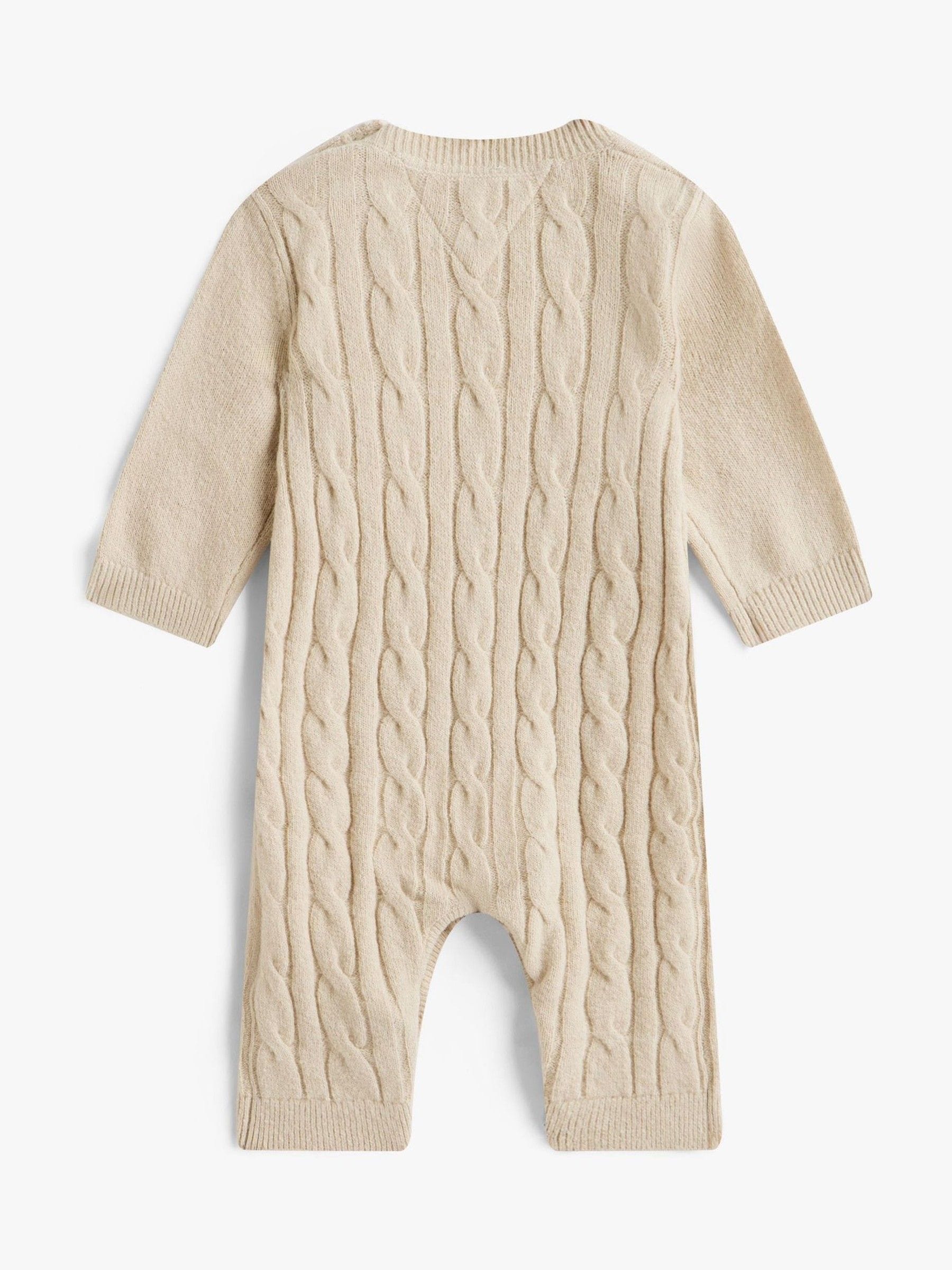 Tommy Hilfiger Brown Cable Knit Relaxed Bodysuit image 2