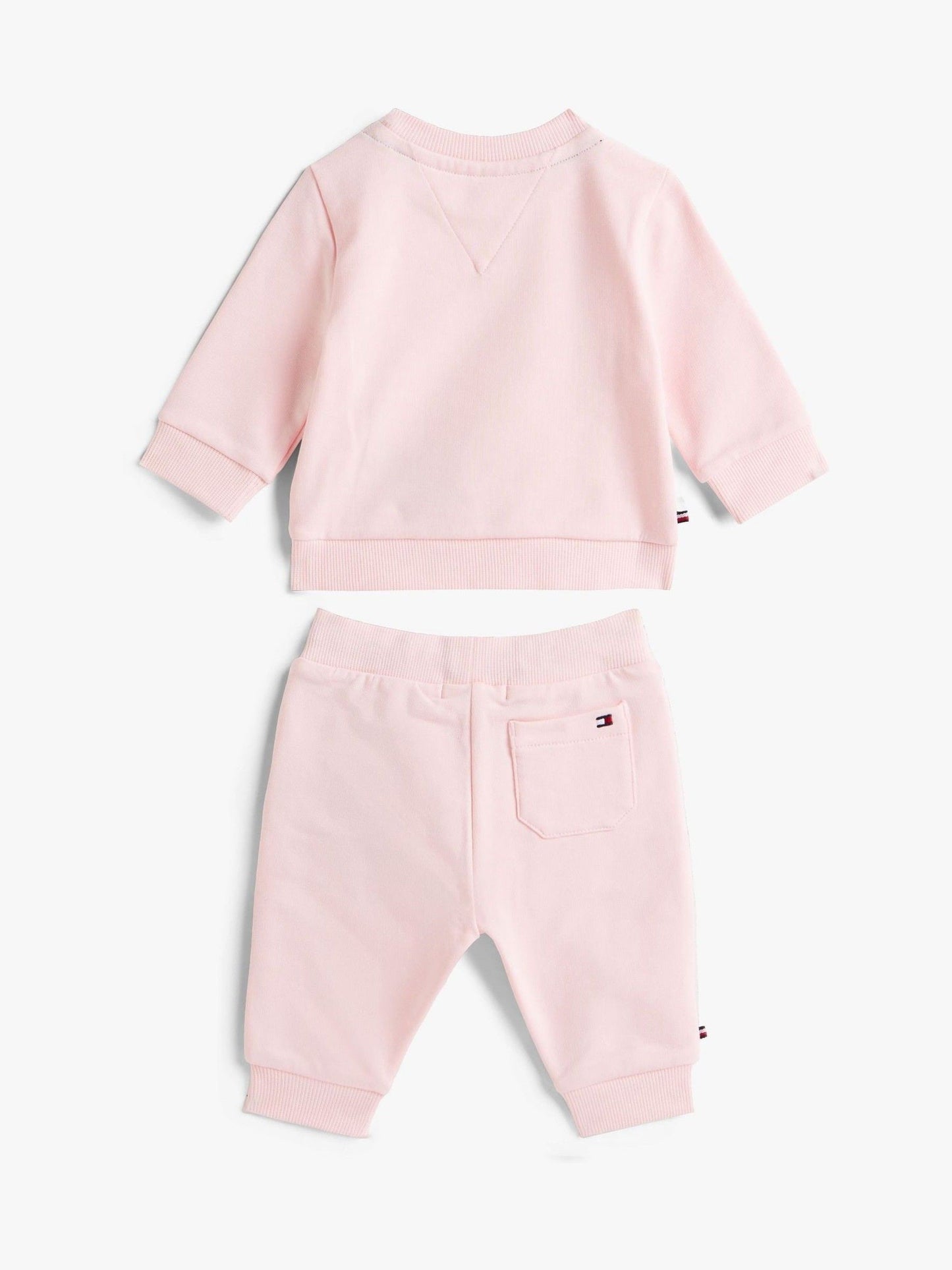 Tommy Hilfiger Pink Logo Sweatshirt And Joggers Set image 2