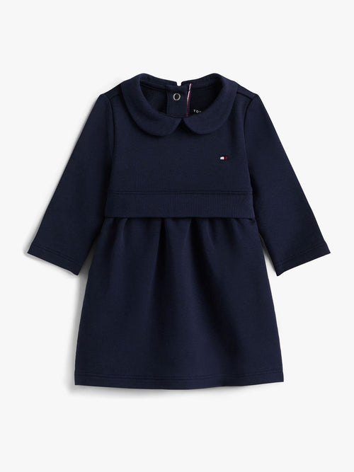 Tommy Hilfiger Blue Essential Terry Long Sleeve Dress image 1