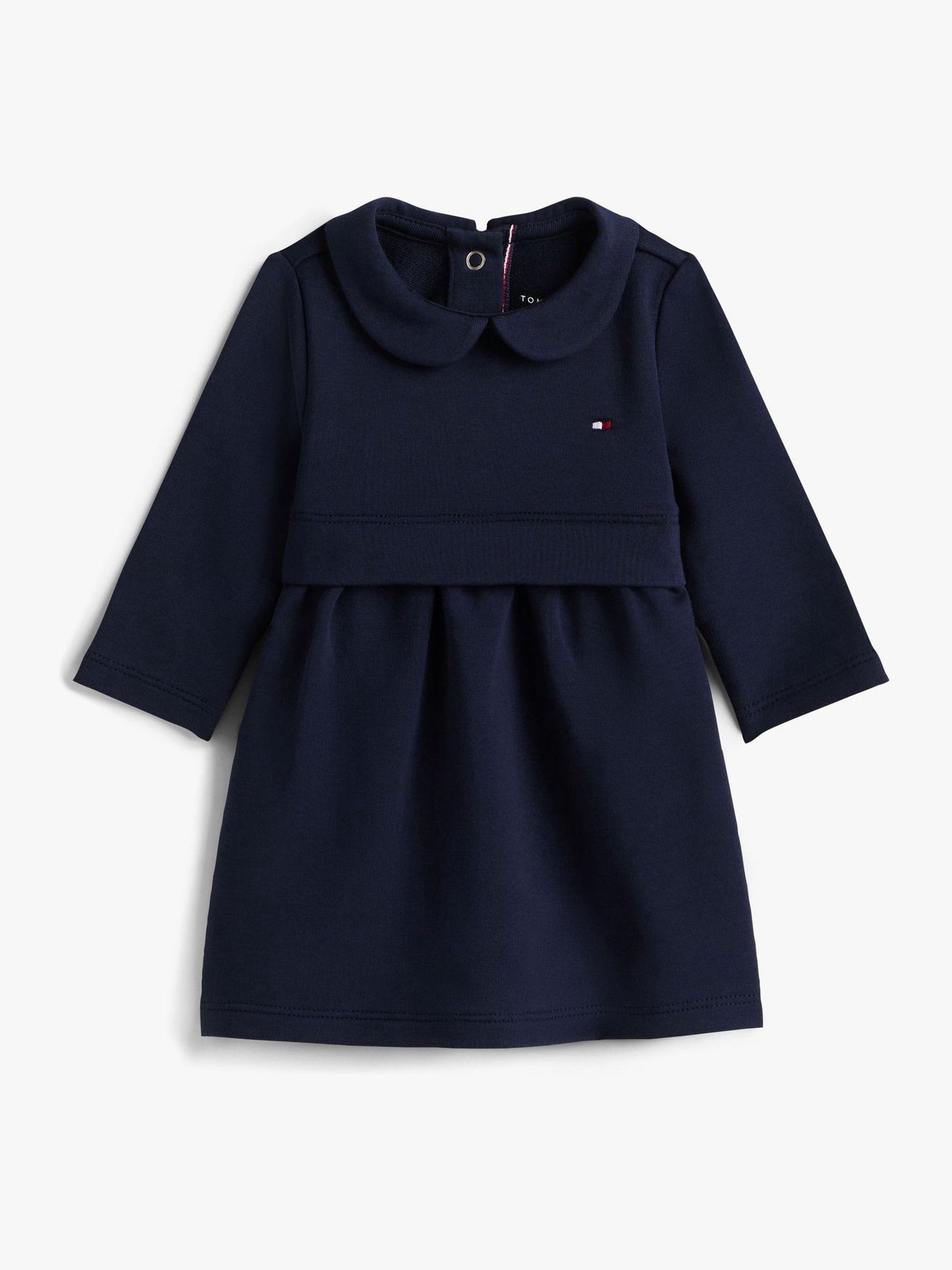 Tommy Hilfiger Blue Essential Terry Long Sleeve Dress image 1