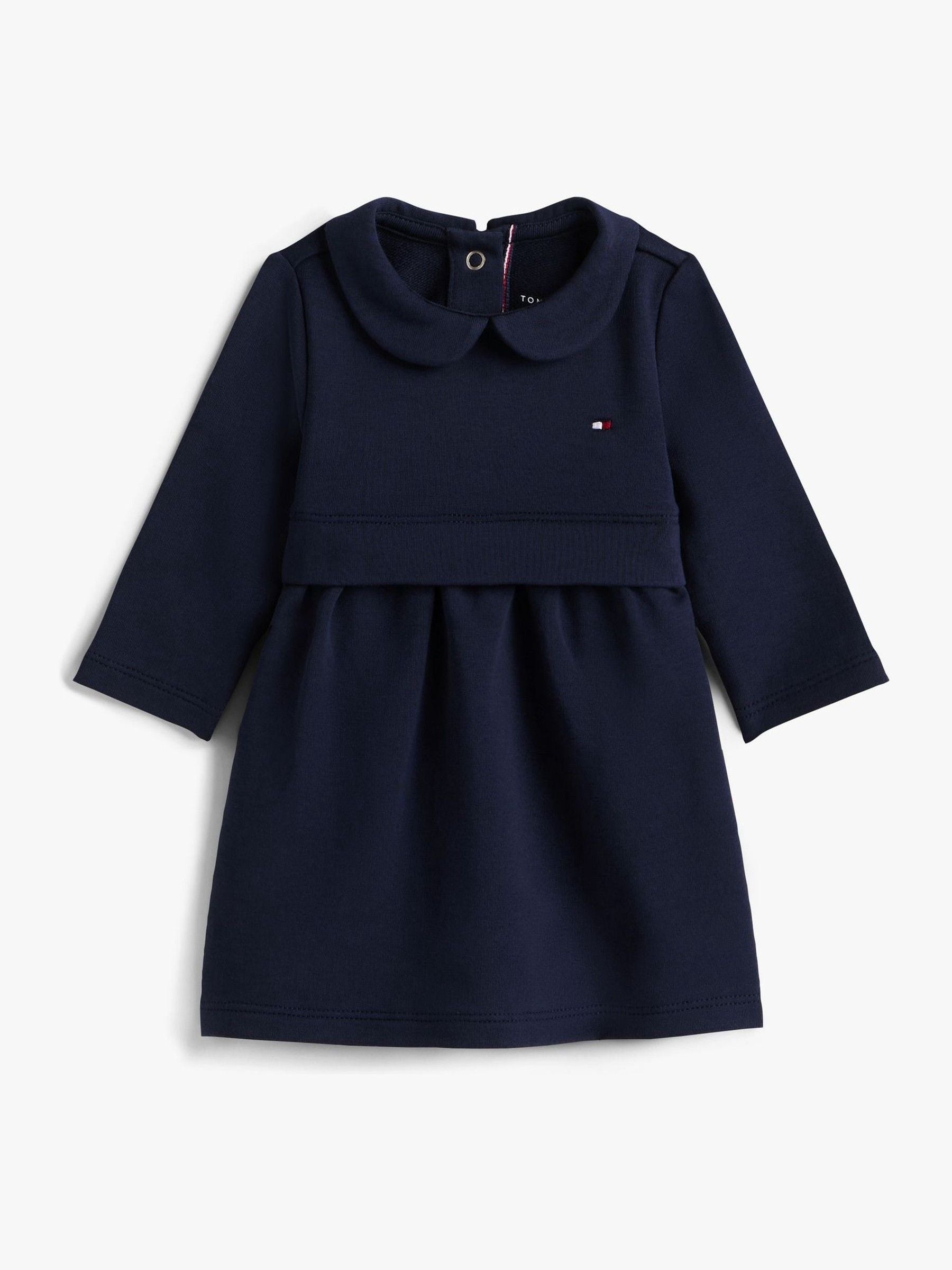Tommy Hilfiger Blue Essential Terry Long Sleeve Dress image 1