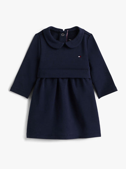Tommy Hilfiger Blue Essential Terry Long Sleeve Dress image 1