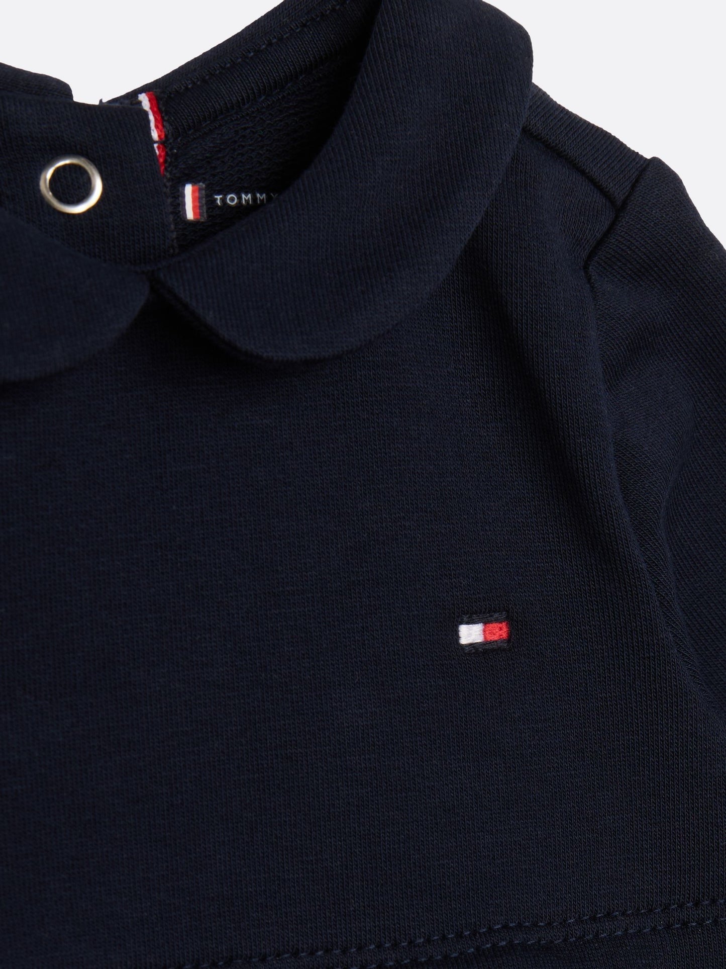 Tommy Hilfiger Blue Essential Terry Long Sleeve Dress image 2