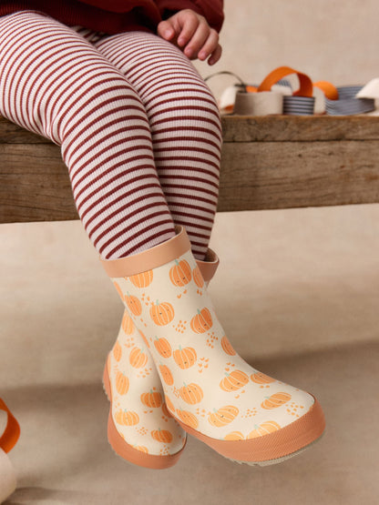 Orange Pumpkin Wellies image 1