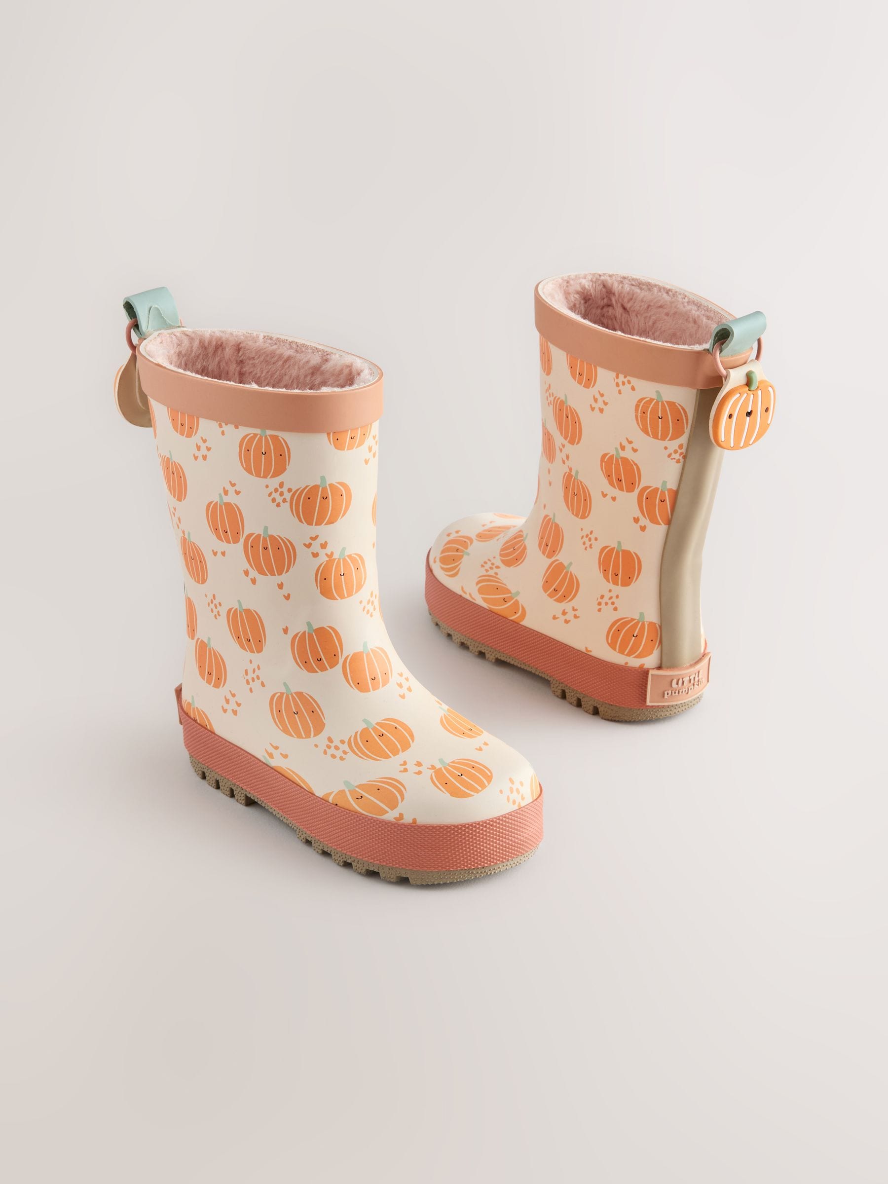 Orange Pumpkin Wellies image 4
