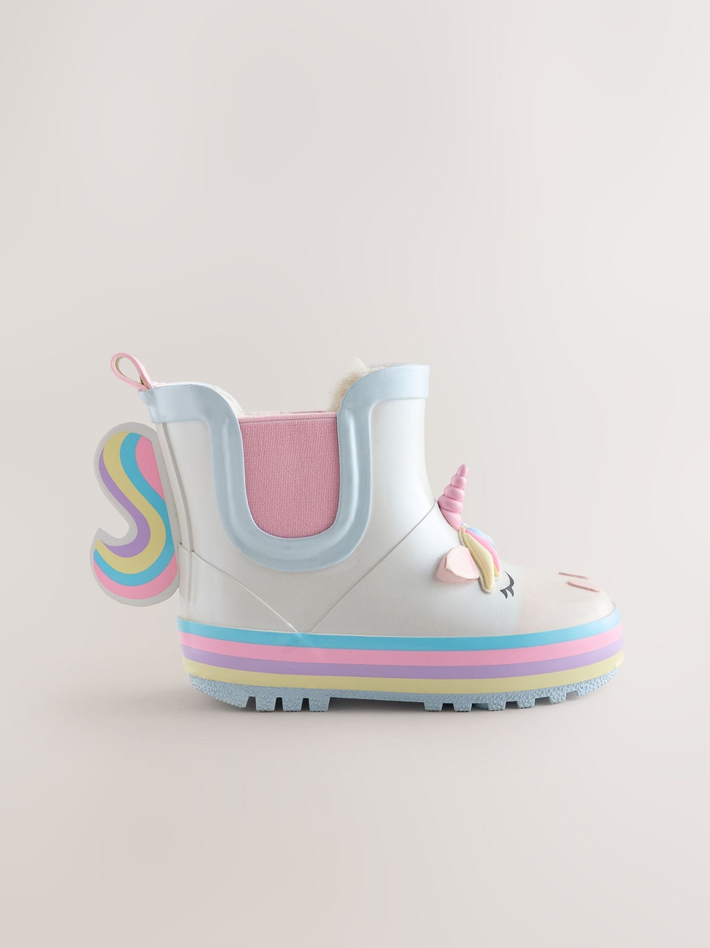 White Unicorn Chelsea Wellies image 2
