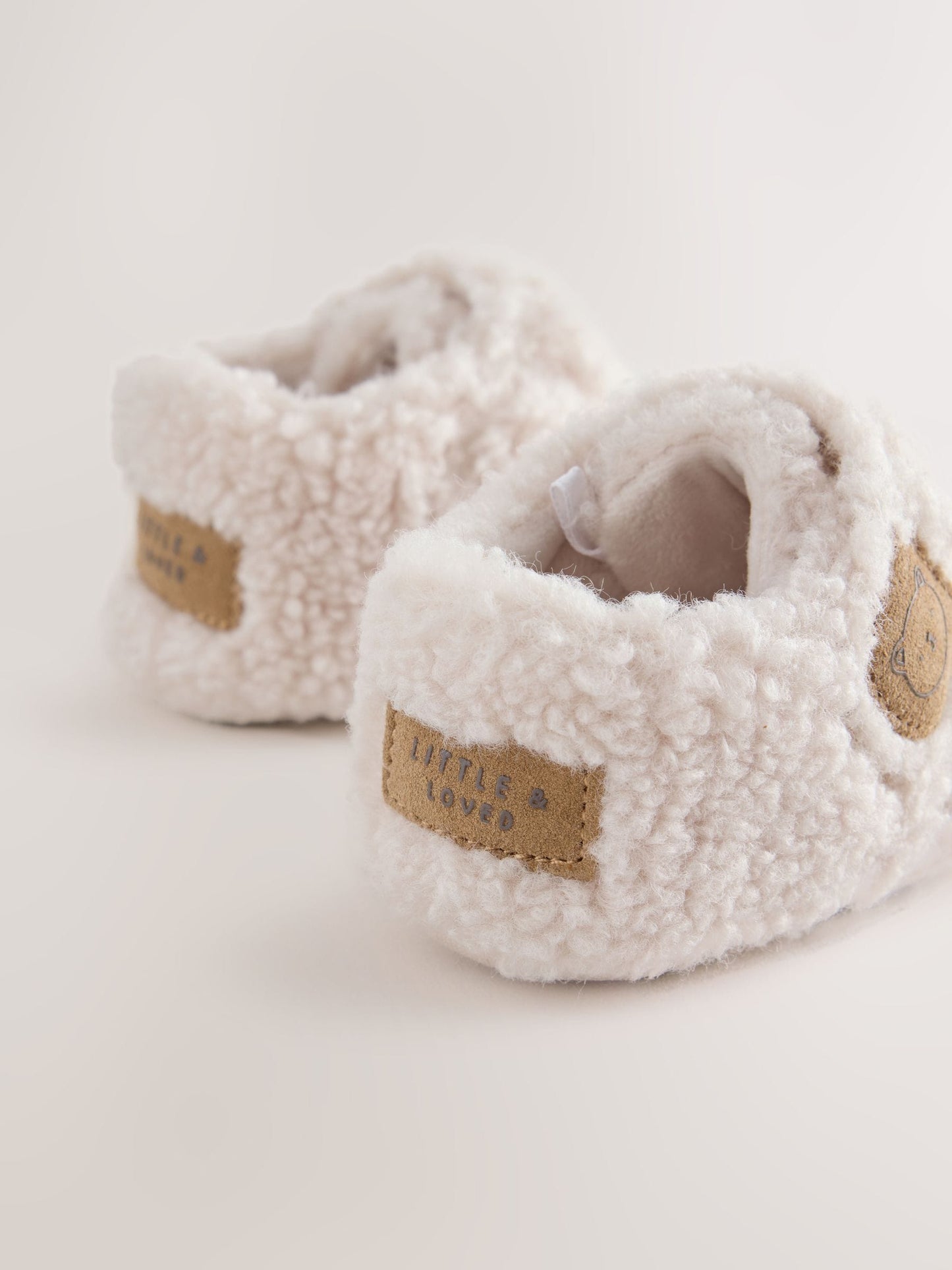 Cream Baby Cosy Touch Fasten Slippers (0-24mths) image 4