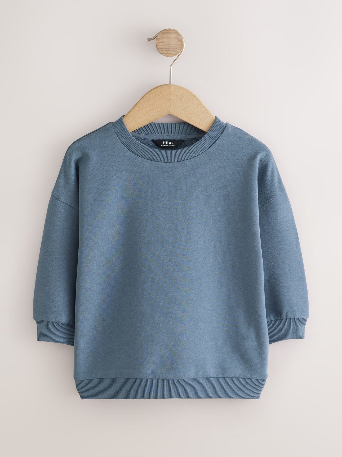 Dsiney Kidz - Blue/Brown Plain Sweat Tops 3 Pack (3mths-7yrs) image 4