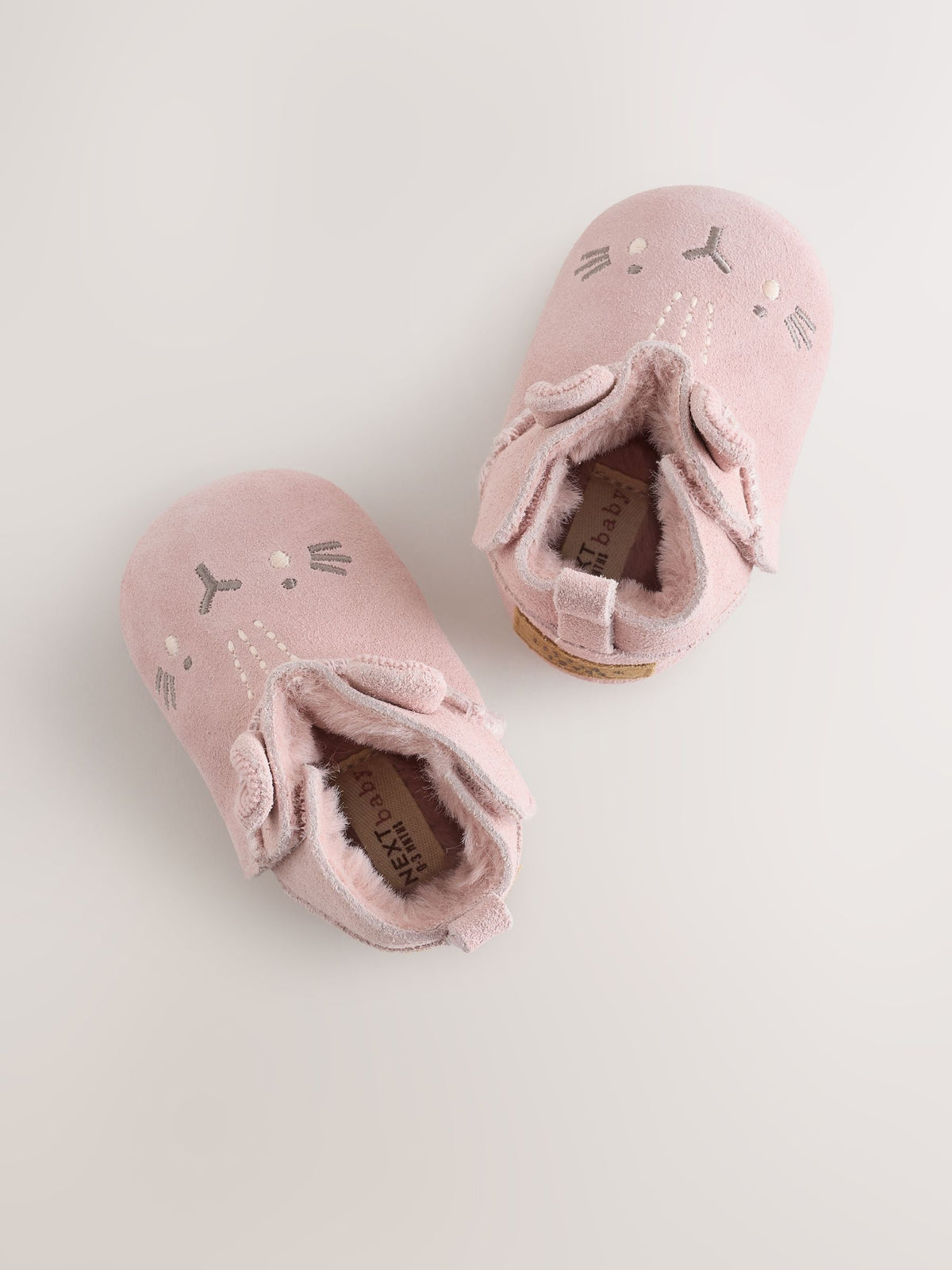 Dsiney Kidz - Pink Bunny Suede Baby Pull-On Boots (0-24mths) image 5