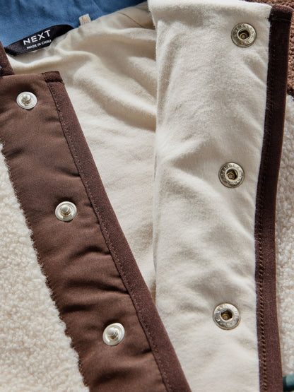 Dsiney Kidz - Neutral/Tan Colourblock Hooded Fleece (3mths-7yrs) image 9