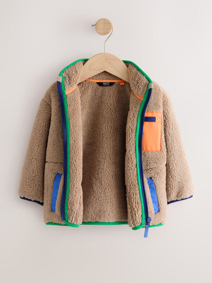 Dsiney Kidz - Multi Bright Ecru Zip Thru Fleece (3mths-7yrs) image 6