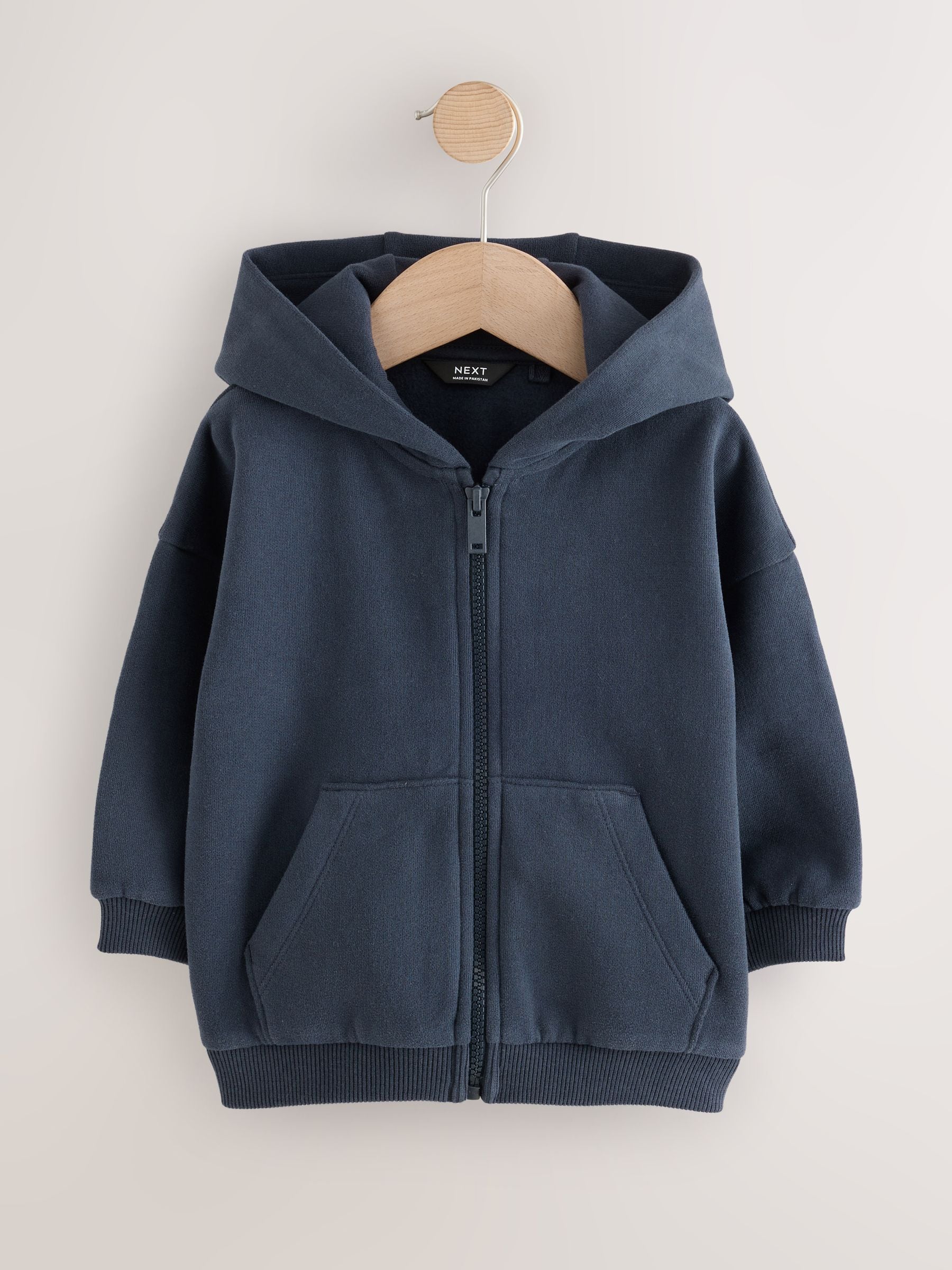 Dsiney Kidz - Navy Soft Touch Zip Through Hoodie (3mths-7yrs) image 1