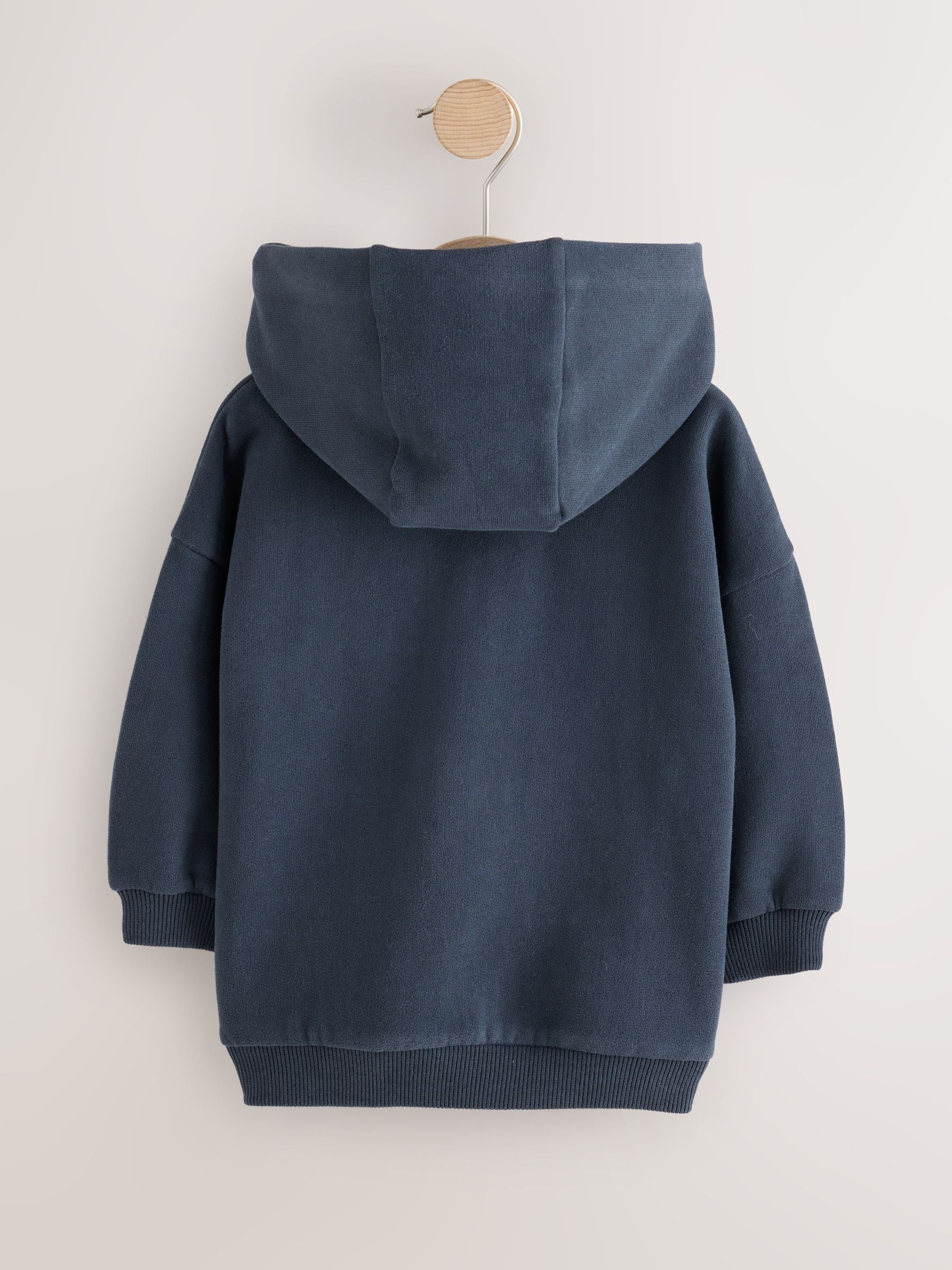 Dsiney Kidz - Navy Soft Touch Zip Through Hoodie (3mths-7yrs) image 2